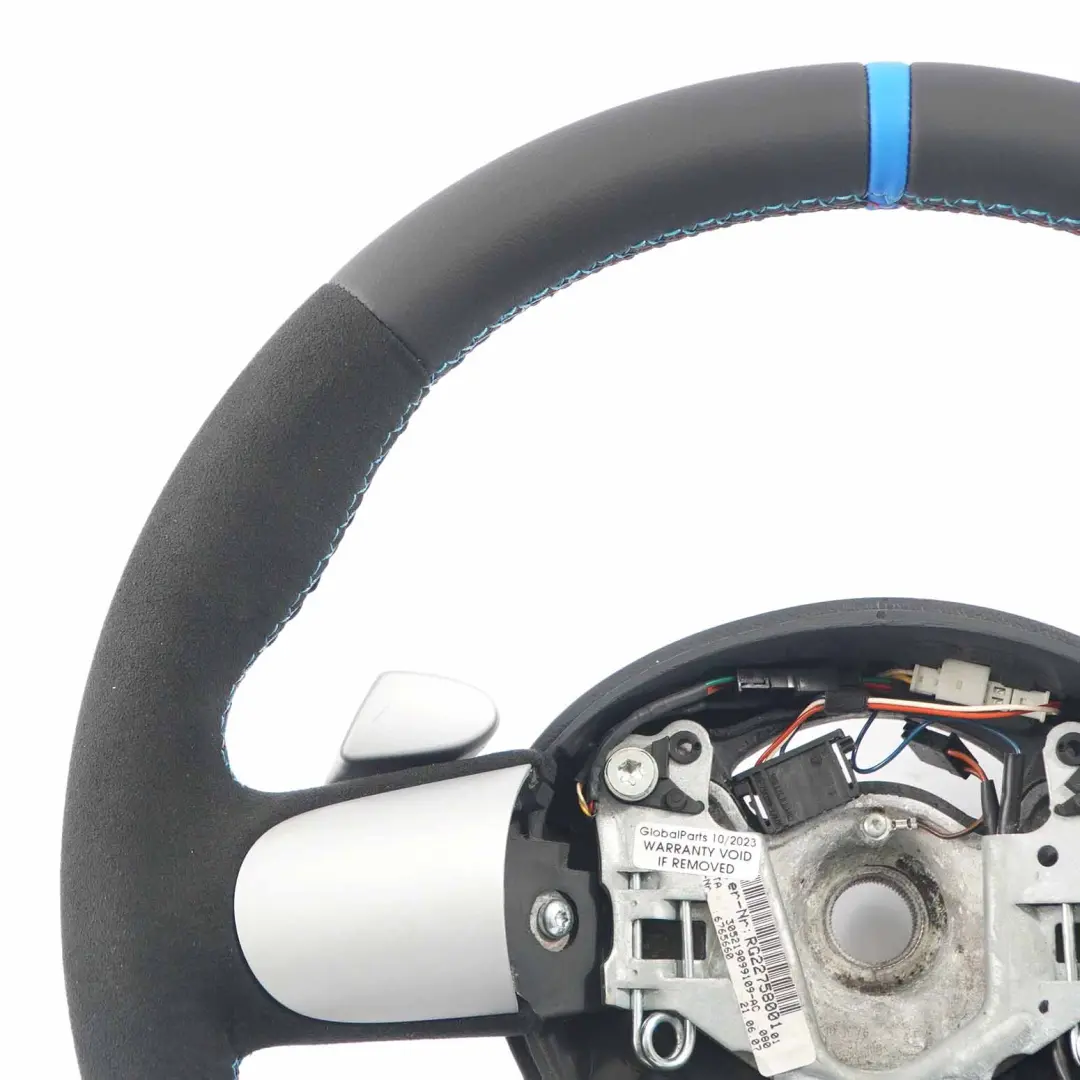 Leather / Alcantara Steering Wheel Steptronic to Mini Cooper R50 R52 R53 NEW Black with Part number 6765660 Mini Cooper R50 R52 R53 NEW Black Leather / Alcantara Steering Wheel Steptronic - SKU 6765660-2 - Part number 6765660