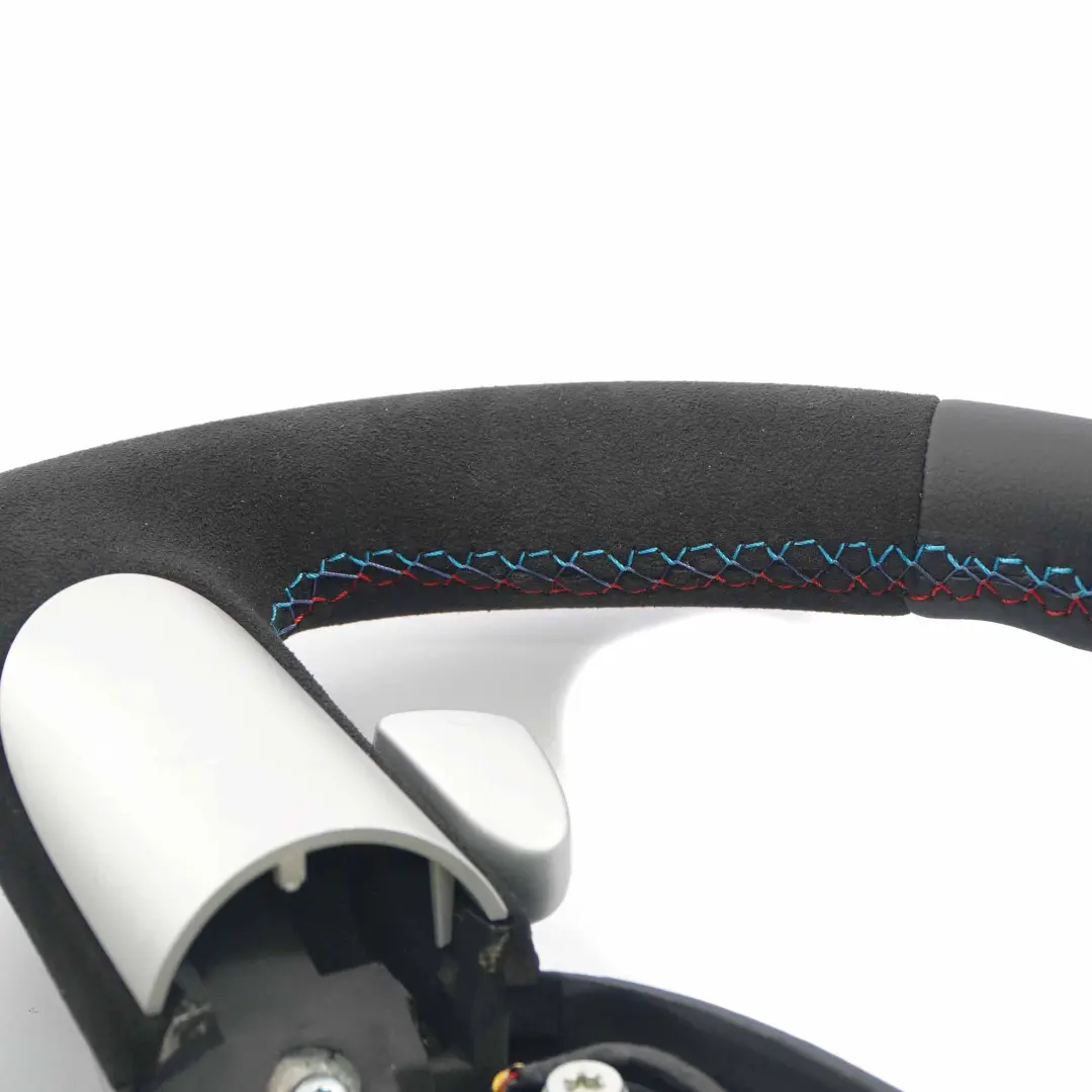 Mini Cooper R50 R52 R53 NEW Black Leather / Alcantara Steering Wheel Steptronic - SKU 6765660-2 - Part number 6765660