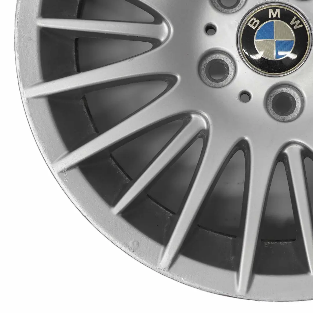 Alloy Rim 17" Spider Spoke 160 ET:34 8J to BMW E90 E91 E92 Silver Wheel with Part number 6765813 BMW E90 E91 E92 Silver Wheel Alloy Rim 17" Spider Spoke 160 ET:34 8J - SKU 6765813-3 - Part number 6765813