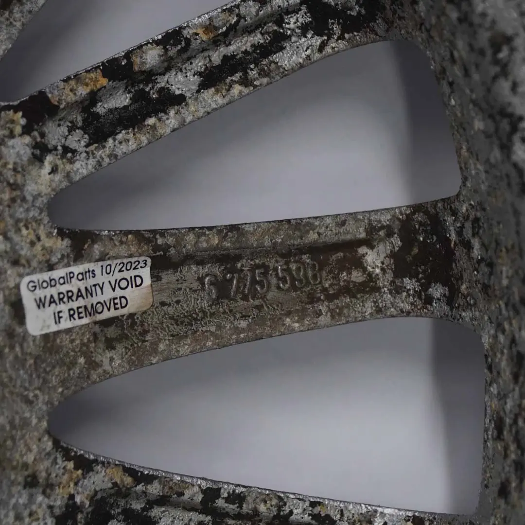 Alloy Rim 17" Spider Spoke 160 ET:34 8J to BMW E90 E91 E92 Silver Wheel with Part number 6765813 BMW E90 E91 E92 Silver Wheel Alloy Rim 17" Spider Spoke 160 ET:34 8J - SKU 6765813-3 - Part number 6765813