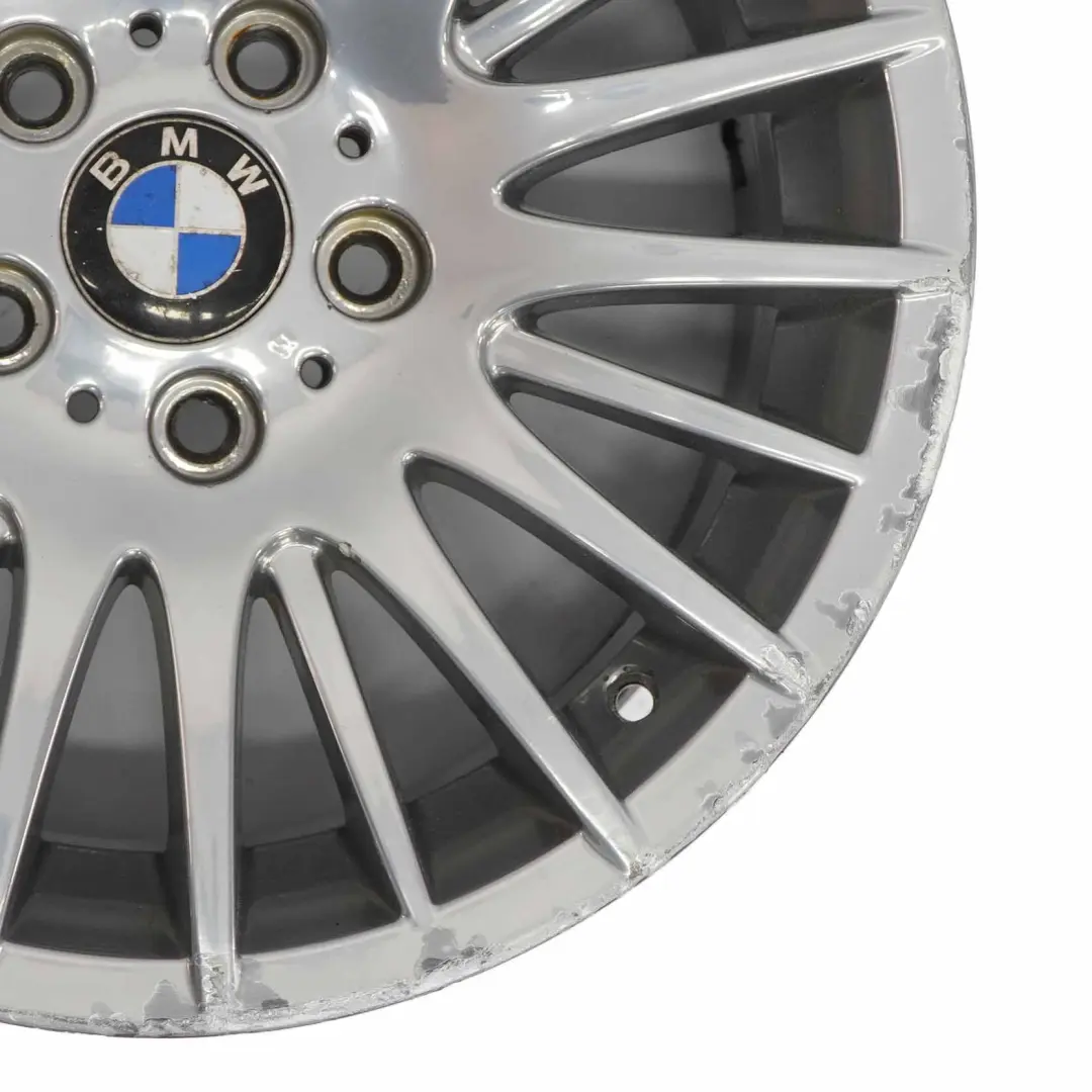 Alloy Rim 17" Spider Spoke 160 ET:34 8J to BMW E90 E91 E92 Wheel with Part number 6765813 BMW E90 E91 E92 Wheel Alloy Rim 17" Spider Spoke 160 ET:34 8J - SKU 6765813-6 - Part number 6765813