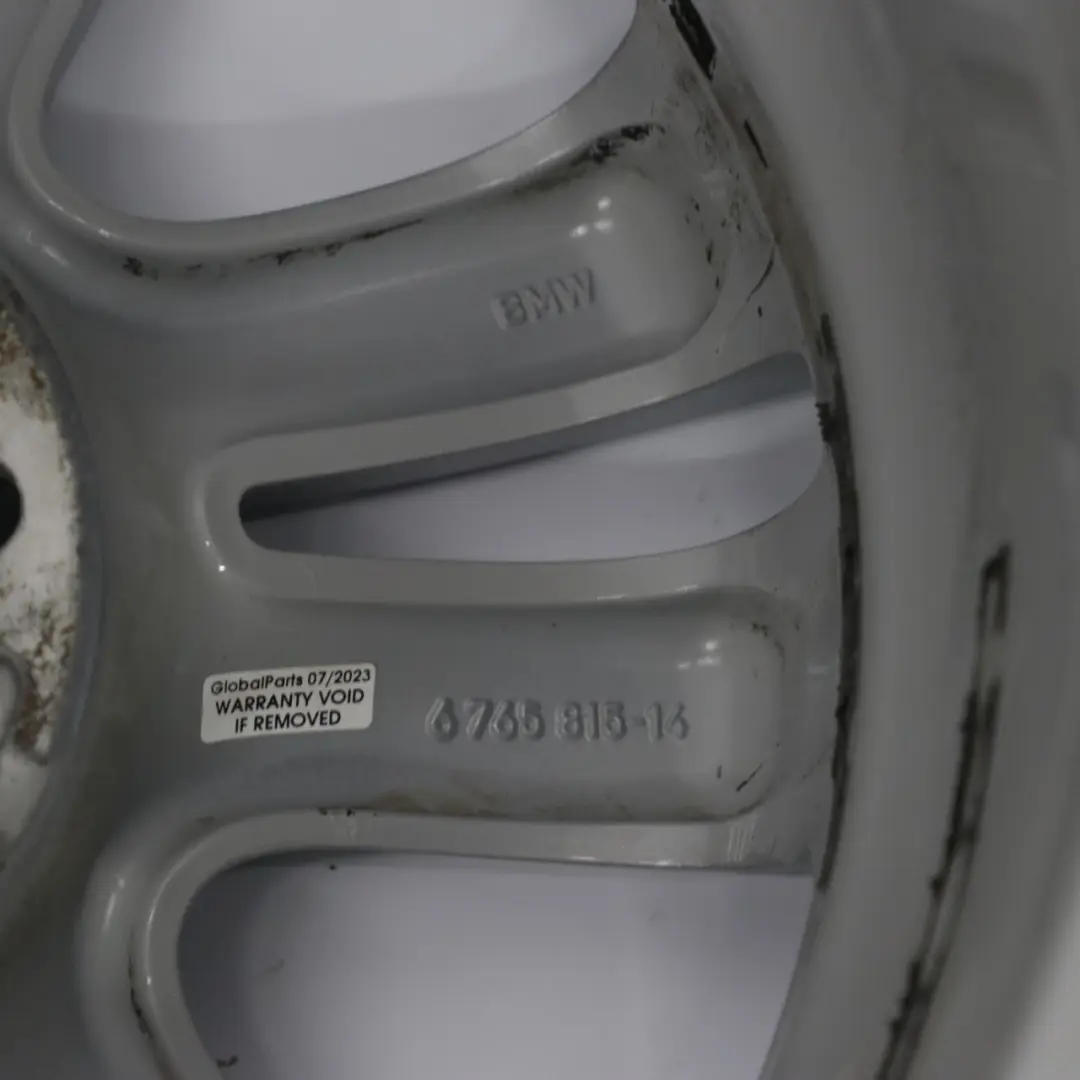 BMW E90 E91 E92 Rear Alloy Wheel Rim 17" Double Spoke 161 ET:37 8,5J - SKU 6765815-4 - Part number 6765815
