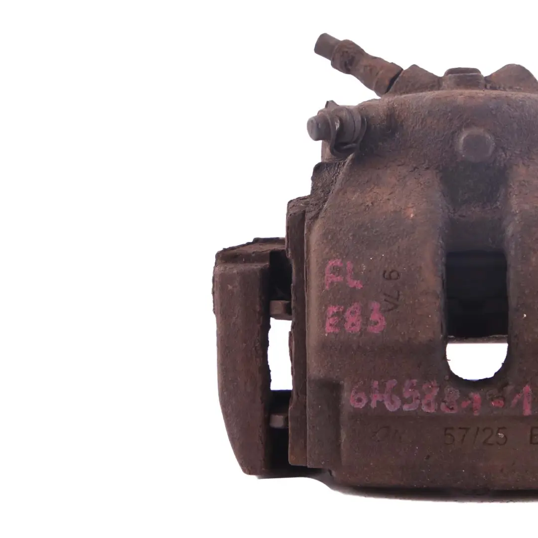 Front Left N/S Brake Caliper Housing Carrier 57/25 to BMW X3 E83 with Part number 6765881 BMW X3 E83 Front Left N/S Brake Caliper Housing Carrier 57/25 - SKU 6765881-1 - Part number 6765881