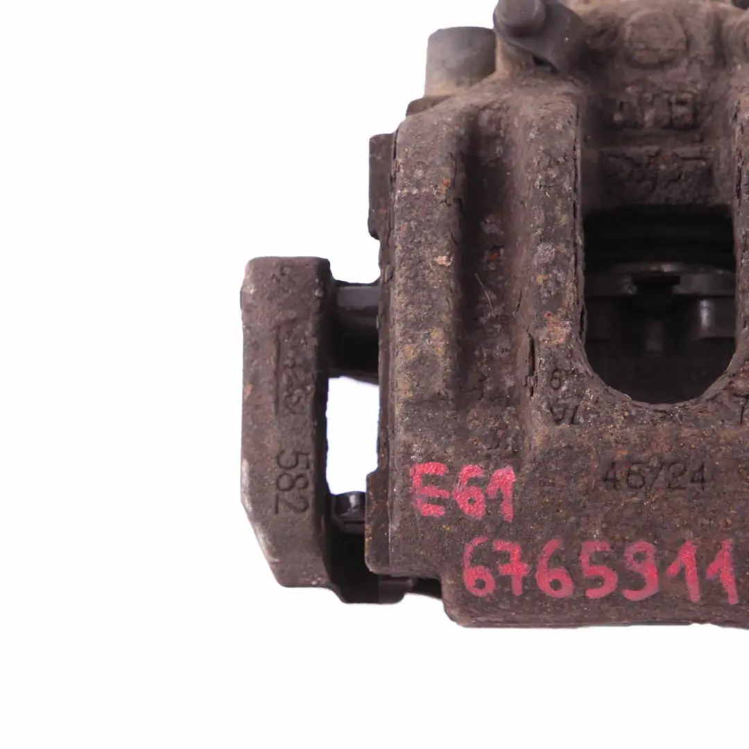 Brake Caliper BMW E61 Touring 535d 545i 550i Rear Left N/S Wheel Brake Housing to with Part number 6765911 Brake Caliper BMW E61 Touring 535d 545i 550i Rear Left N/S Wheel Brake Housing - SKU 6765911 - Part number 6765911