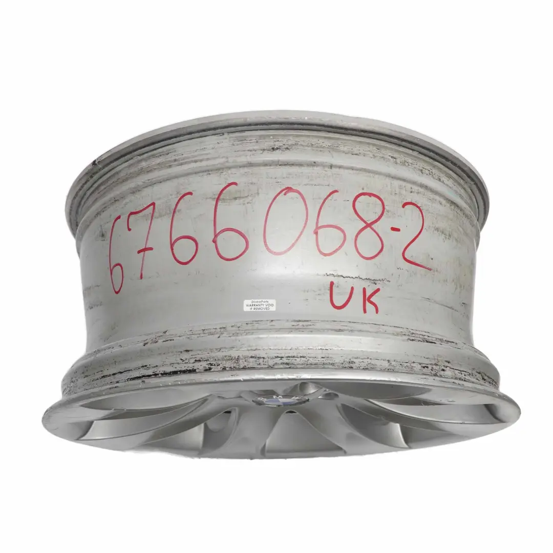 Front Silver Alloy Wheel Rim 20" 9,5J ET:45 V-Spoke 168 to BMW X5 E53 with Part number 6766068 BMW X5 E53 Front Silver Alloy Wheel Rim 20" 9,5J ET:45 V-Spoke 168 - SKU 6766068-2 - Part number 6766068