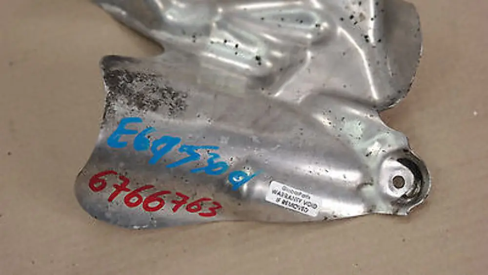 Steering Box Heat Resistant Plate Cover to BMW 5 Series E60 E61 Diesel with Part number 6766763 BMW 5 Series E60 E61 Diesel Steering Box Heat Resistant Plate Cover - SKU rhd-6766763 - Part number 6766763