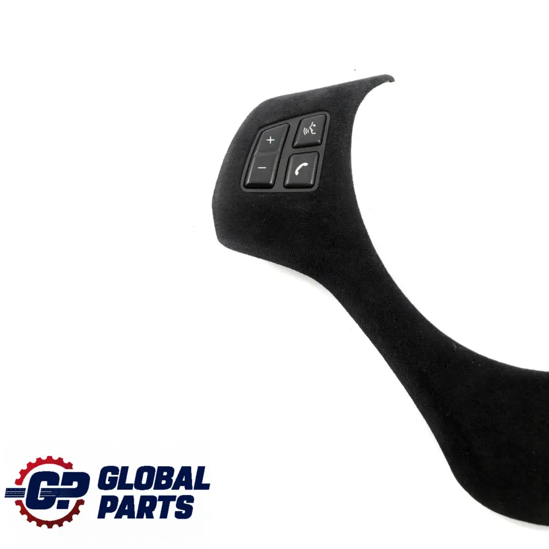 BMW E87 E90 E91 Black Alcantara Trim Cover Multifunction Switch Steering Wheel - SKU 6767211-2 - Part number 6767211
