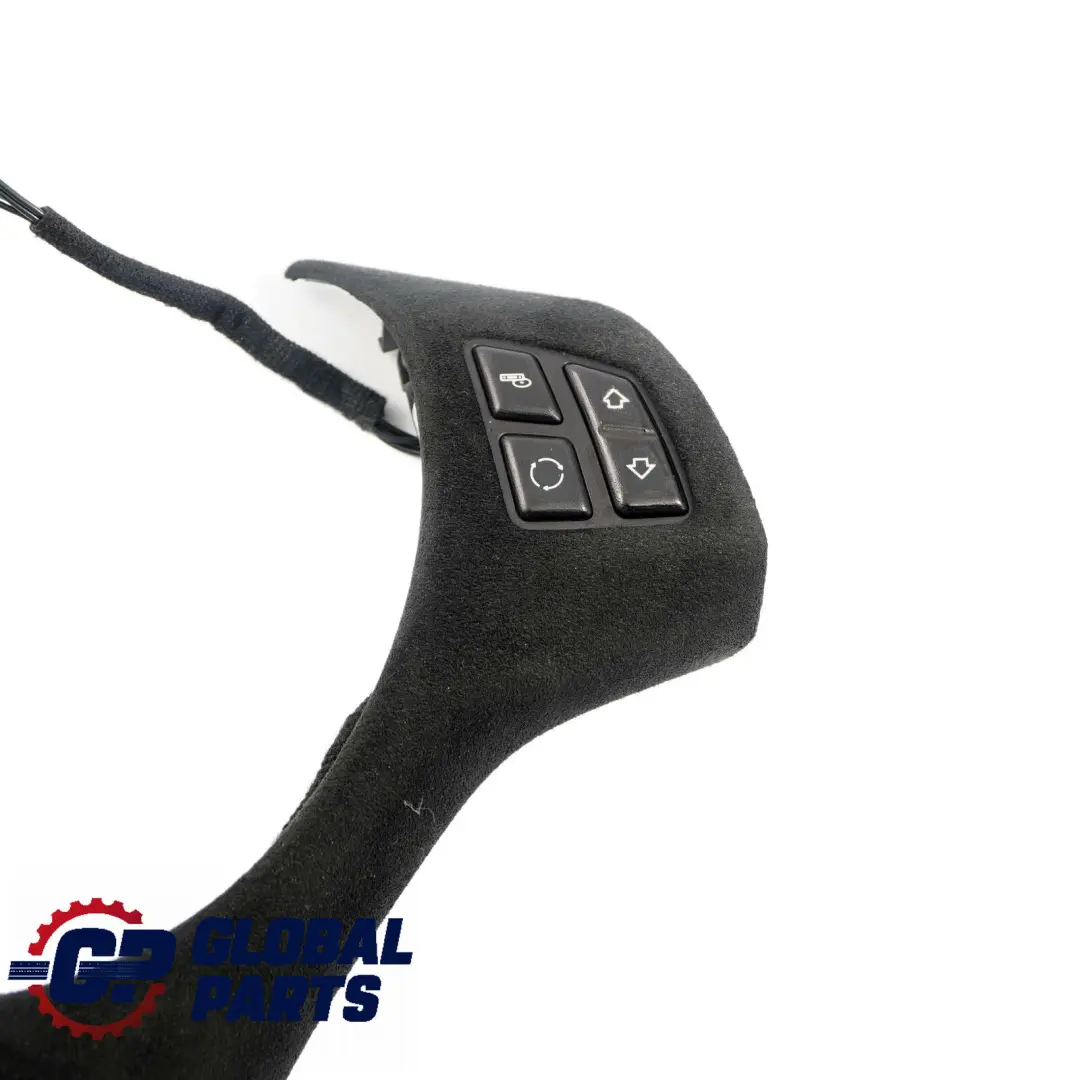 BMW E87 E90 E91 Black Alcantara Trim Cover Multifunction Switch Steering Wheel - SKU 6767211-2 - Part number 6767211