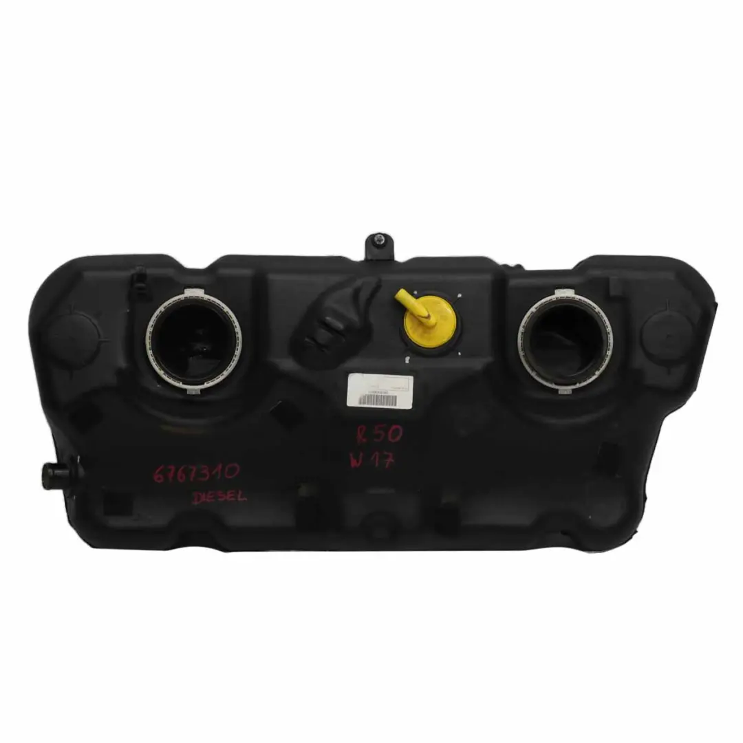 W17 Depósito de combustible diesel desnudo para Mini One D R50 con número de pieza 6767310 Mini One D R50 W17 Depósito de combustible diesel desnudo - SKU 6767310 - Número de pieza 6767310
