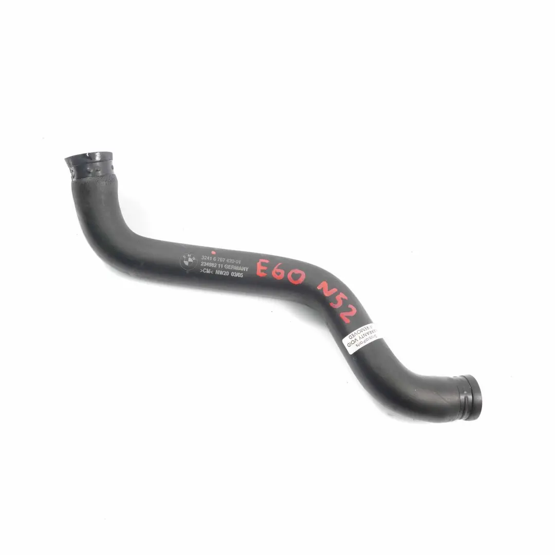 Manguera Dirección Dynamic Drive Línea Succión N52 Gasolina para BMW E60 E61 con número de pieza 6767420 BMW E60 E61 Manguera Dirección Dynamic Drive Línea Succión N52 Gasolina - SKU 6767420 - Número de pieza 6767420