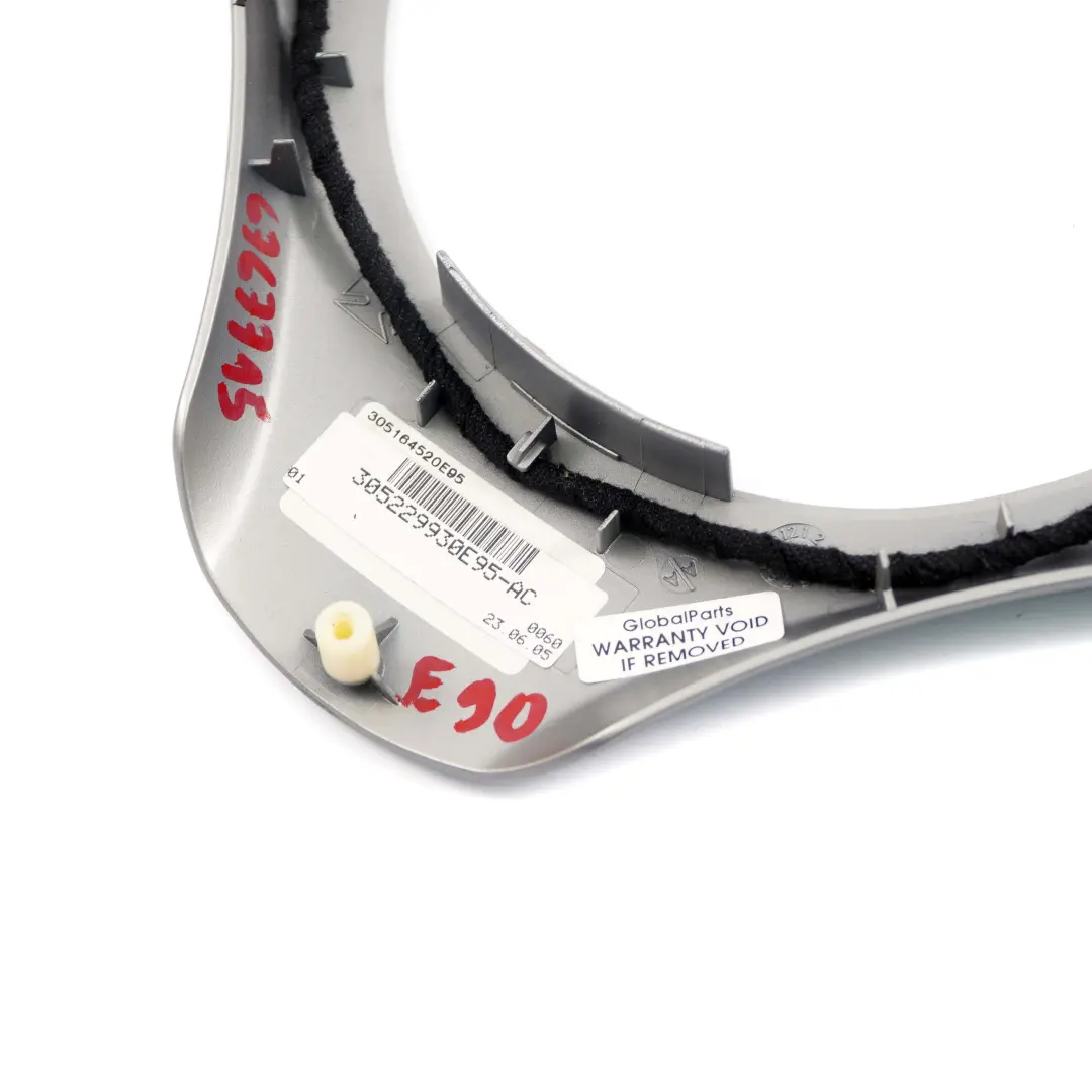 Trim Cover Multifunction Switch Steering Wheel to BMW 1 3 Series E87 E90 Silver with Part number 6767715 BMW 1 3 Series E87 E90 Silver Trim Cover Multifunction Switch Steering Wheel - SKU 6767715 - Part number 6767715