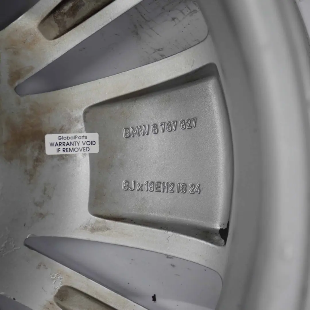 Alloy Rim 18" Double Spoke 174 8J ET:24 to BMW 7 Series E65 E66 Wheel with Part number 6767827 BMW 7 Series E65 E66 Wheel Alloy Rim 18" Double Spoke 174 8J ET:24 - SKU 6767827-3 - Part number 6767827