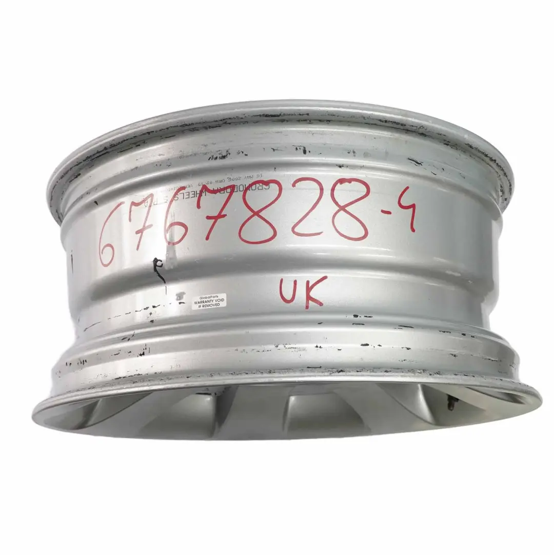 BMW E65 E66 Silver Wheel Alloy Rim 18" 8J ET:24 Spider Spoke 175 - SKU 6767828-4 - Part number 6767828