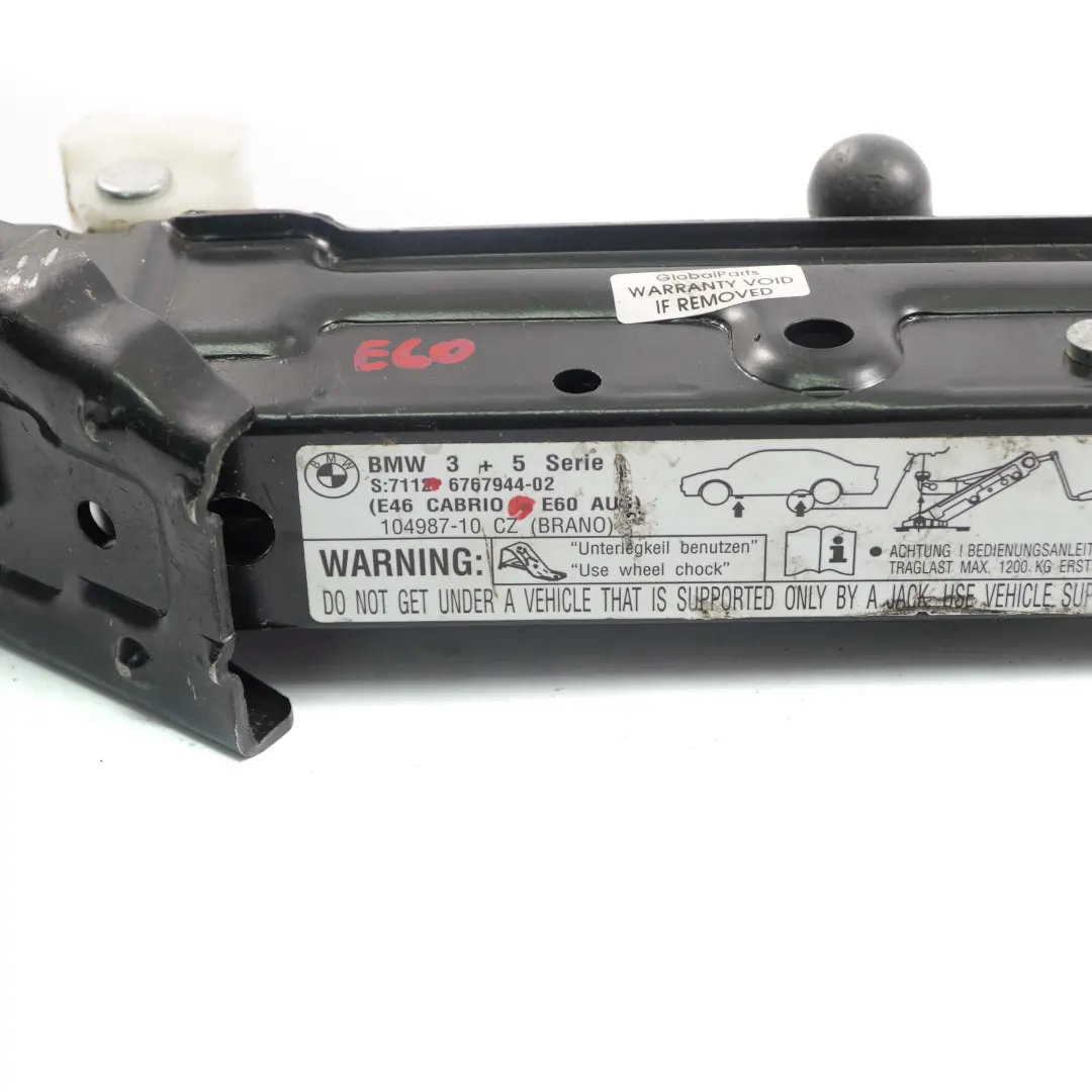 BMW E46 E60 E63 Gelenkwagenheber Bordwerkzug Stahl - SKU 6767944 - Teilenummer 6766621