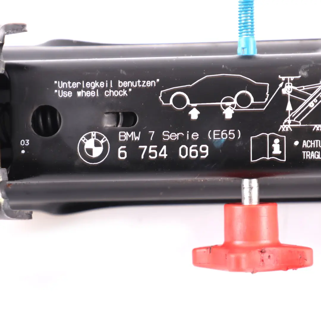 Lifting Jack Emergency Wheel Lifting Tool 6754069 to BMW E65 E66 Car with Part number 6767945 BMW E65 E66 Car Lifting Jack Emergency Wheel Lifting Tool 6754069 - SKU 6767945-1 - Part number 6767945