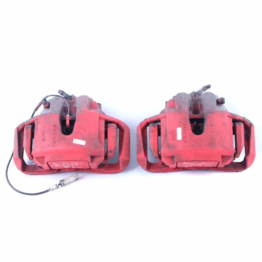 Front Rear Brake Caliper Housing Set to BMW 5 6 E60 E61 E63 535d 550i 635d 650i with Part number 6768067 BMW 5 6 E60 E61 E63 535d 550i 635d 650i Front Rear Brake Caliper Housing Set - SKU 6768067-2 - Part number 6768067
