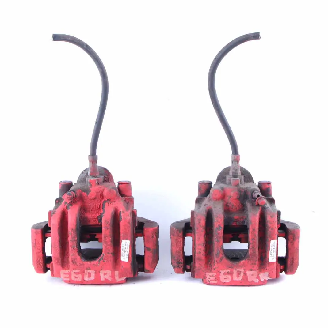 Front Rear Brake Caliper Housing Set to BMW 5 6 E60 E61 E63 535d 550i 635d 650i with Part number 6768067 BMW 5 6 E60 E61 E63 535d 550i 635d 650i Front Rear Brake Caliper Housing Set - SKU 6768067-2 - Part number 6768067