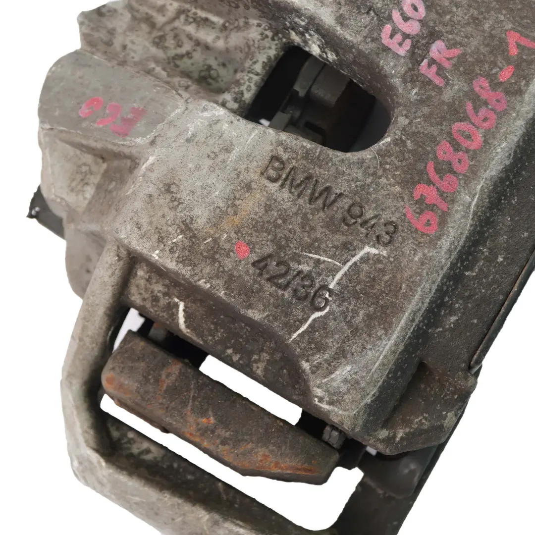 N62N Delantero Derecho Porta Pinza de Freno para BMW E60 E63 535d 550i 650i con número de pieza 6768068 BMW E60 E63 535d 550i 650i N62N Delantero Derecho Porta Pinza de Freno - SKU 6768068-1 - Número de pieza 6768068