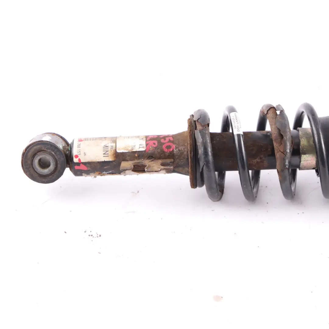 Strut Rear Left N/S Shock Absorber Suspension Unit to Mini R50 Spring with Part number 6768157 Mini R50 Spring Strut Rear Left N/S Shock Absorber Suspension Unit - SKU 6768157-1 - Part number 6768157
