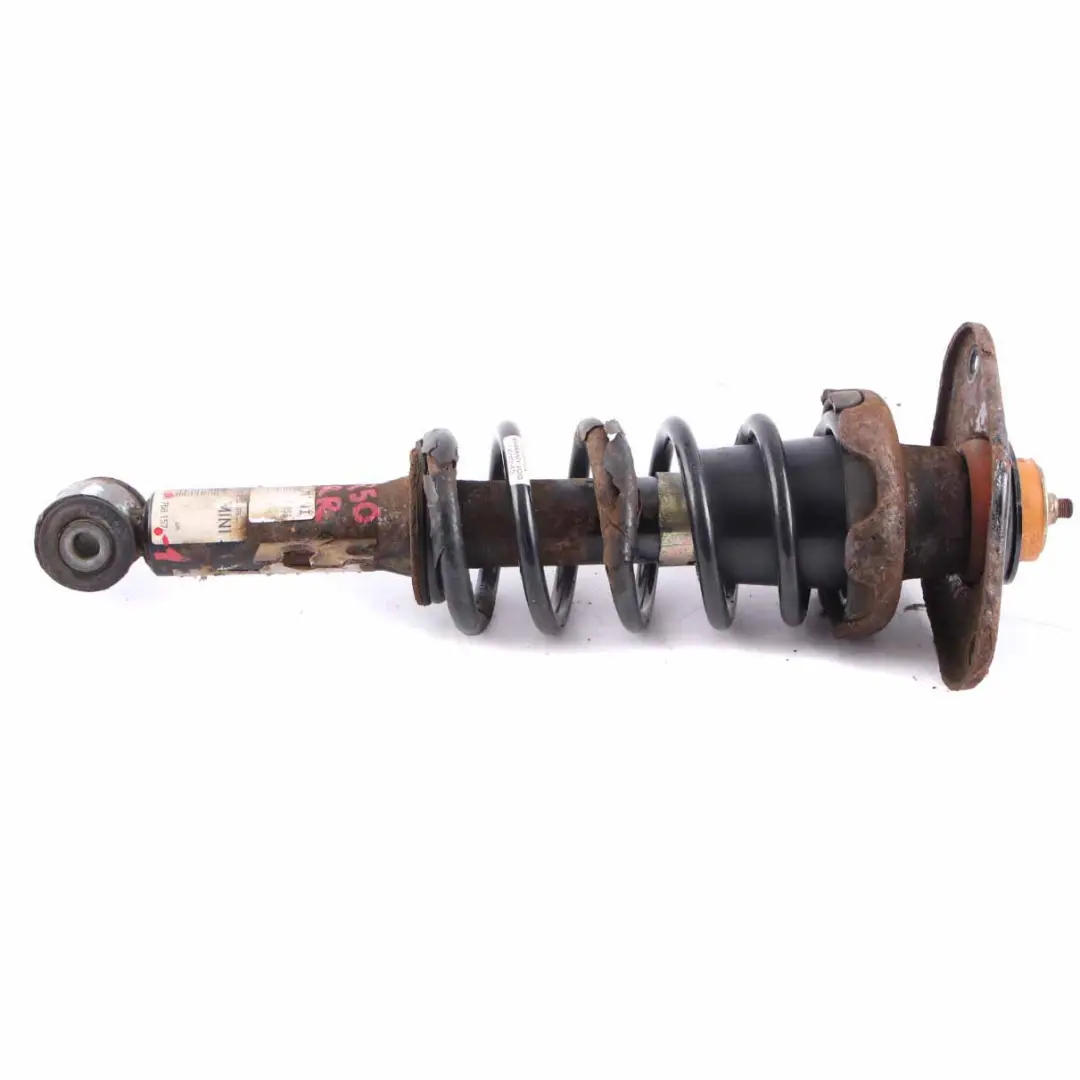 Strut Rear Left N/S Shock Absorber Suspension to Mini R50 Spring with Part number 6768157 Mini R50 Spring Strut Rear Left N/S Shock Absorber Suspension - SKU 6768157 - Part number 6768157