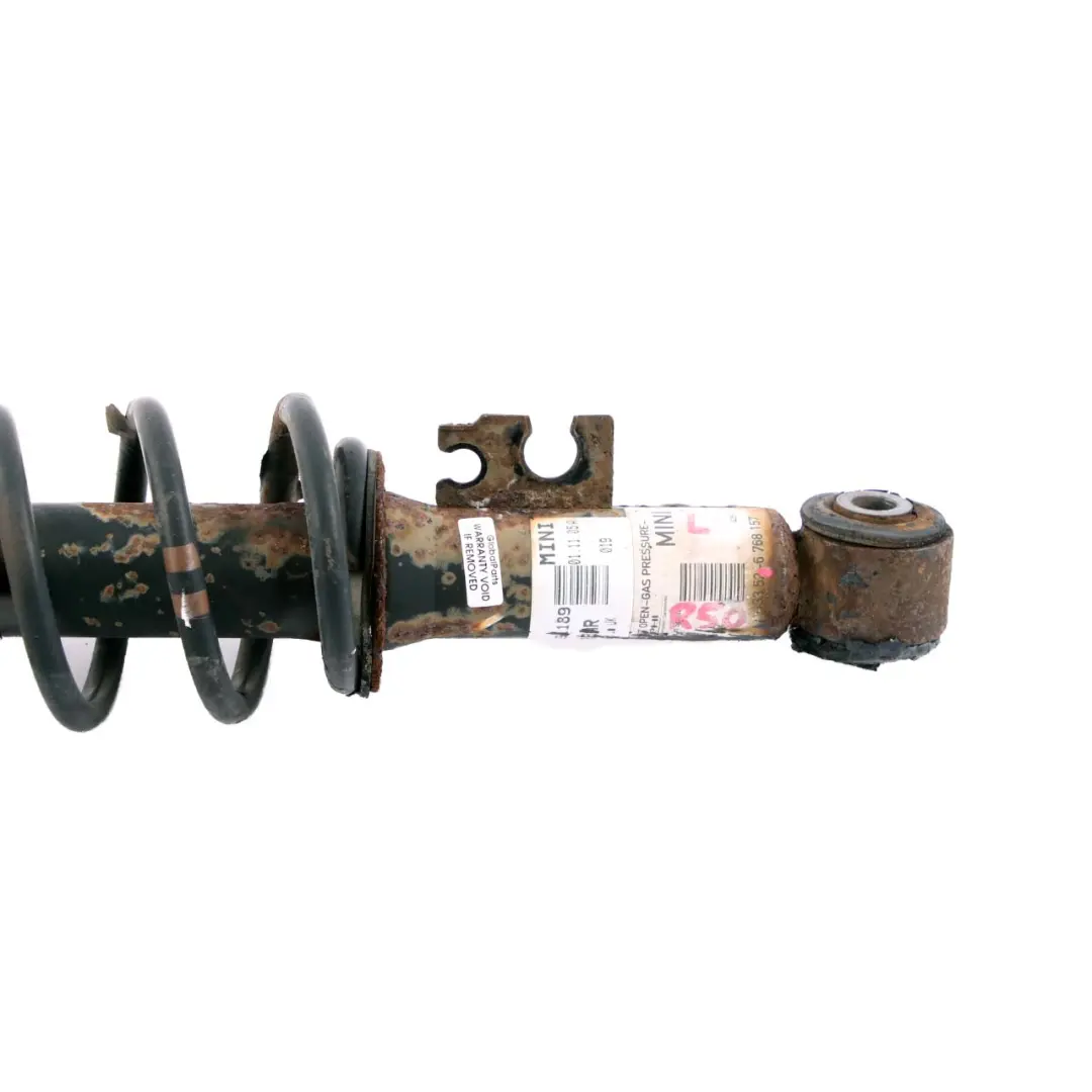 Ressort Jambe Force Arrière Gauche N/S Amortisseur Suspension pour Mini R50 à propos du numéro de pièce 6768157 Mini R50 Ressort Jambe Force Arrière Gauche N/S Amortisseur Suspension - SKU 6768157 - Numéro de pièce 6768157