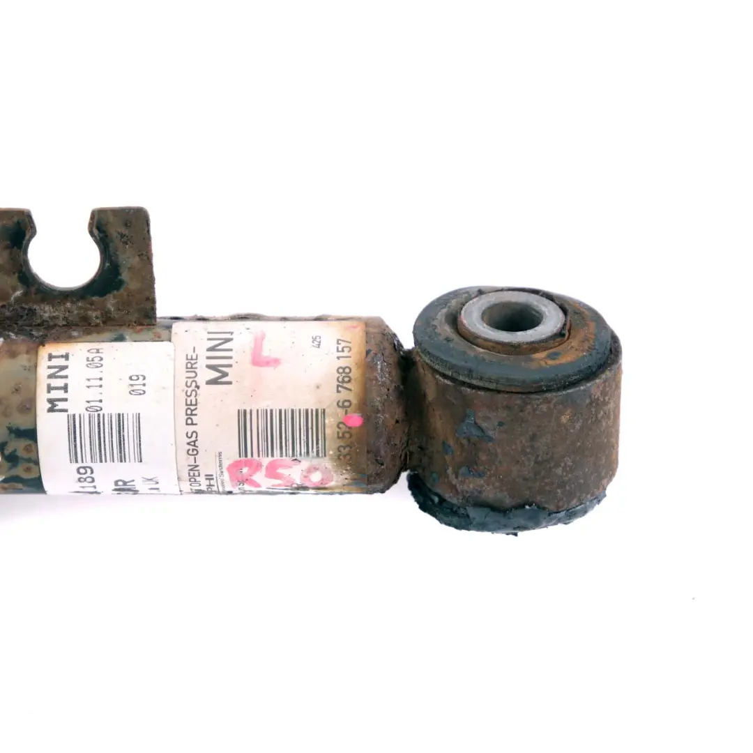 Puntone Molla Posteriore Sinistro Ammortizzatore Sospensione per Mini R50 con numero di parte 6768157 Mini R50 Puntone Molla Posteriore Sinistro Ammortizzatore Sospensione - SKU 6768157 - Numero di parte 6768157
