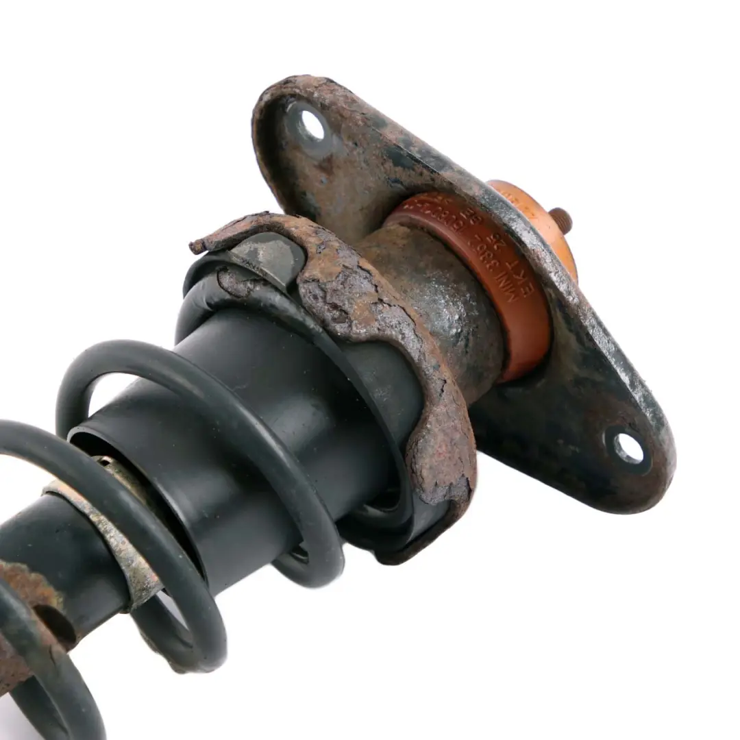 Strut Rear Left N/S Shock Absorber Suspension to Mini R50 Spring with Part number 6768157 Mini R50 Spring Strut Rear Left N/S Shock Absorber Suspension - SKU 6768157 - Part number 6768157