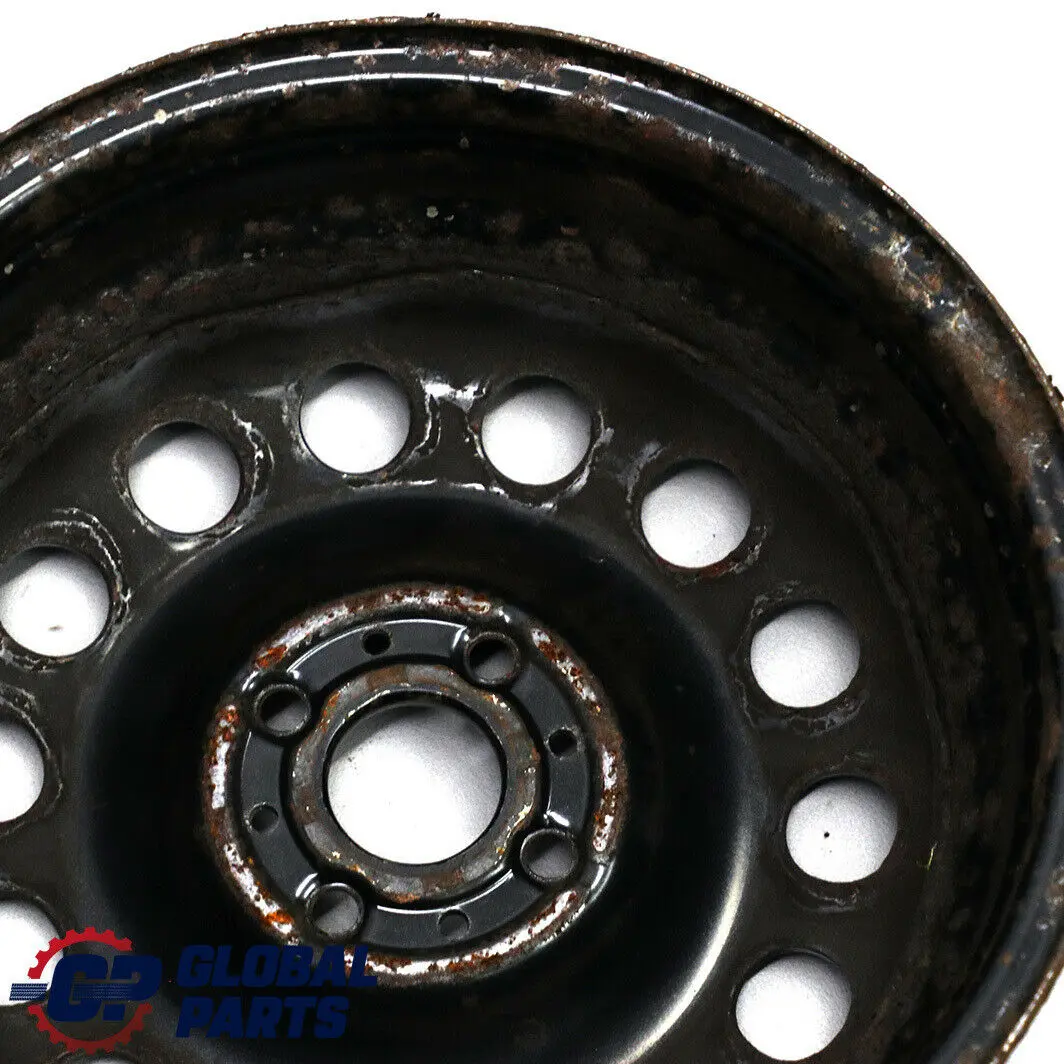 15" Steel Wheel Rim Silver to Mini Cooper One R50 R52 R55 R56 R57 R58 R59 with Part number 6768497 Mini Cooper One R50 R52 R55 R56 R57 R58 R59 15" Steel Wheel Rim Silver - SKU 6768497-1 - Part number 6768497