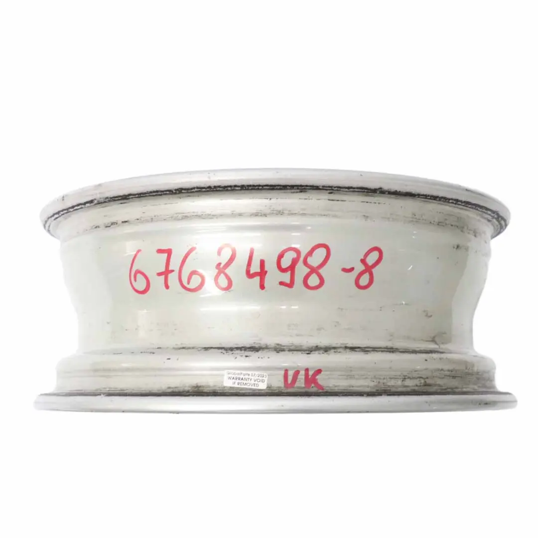 Alloy Rim 15" 5,5J 5-Start Spooler 100 to Mini Cooper One R50 R55 R56 Silver Wheel with Part number 6768498 Mini Cooper One R50 R55 R56 Silver Wheel Alloy Rim 15" 5,5J 5-Start Spooler 100 - SKU 6768498-8 - Part number 6768498
