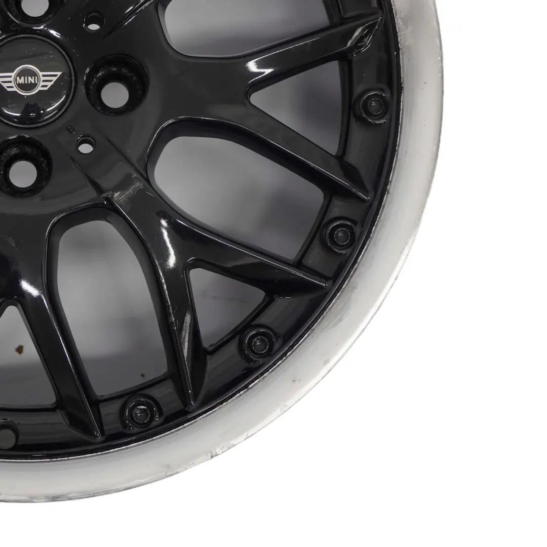 Nero Cerchio AlluMini o 17" 7J ET: 48 Cross Raggio per Mini Cooper One R50 R53 con numero di parte 6768580 Mini Cooper One R50 R53 Nero Cerchio AlluMini o 17" 7J ET: 48 Cross Raggio - SKU 6768580-1 - Numero di parte 6768580