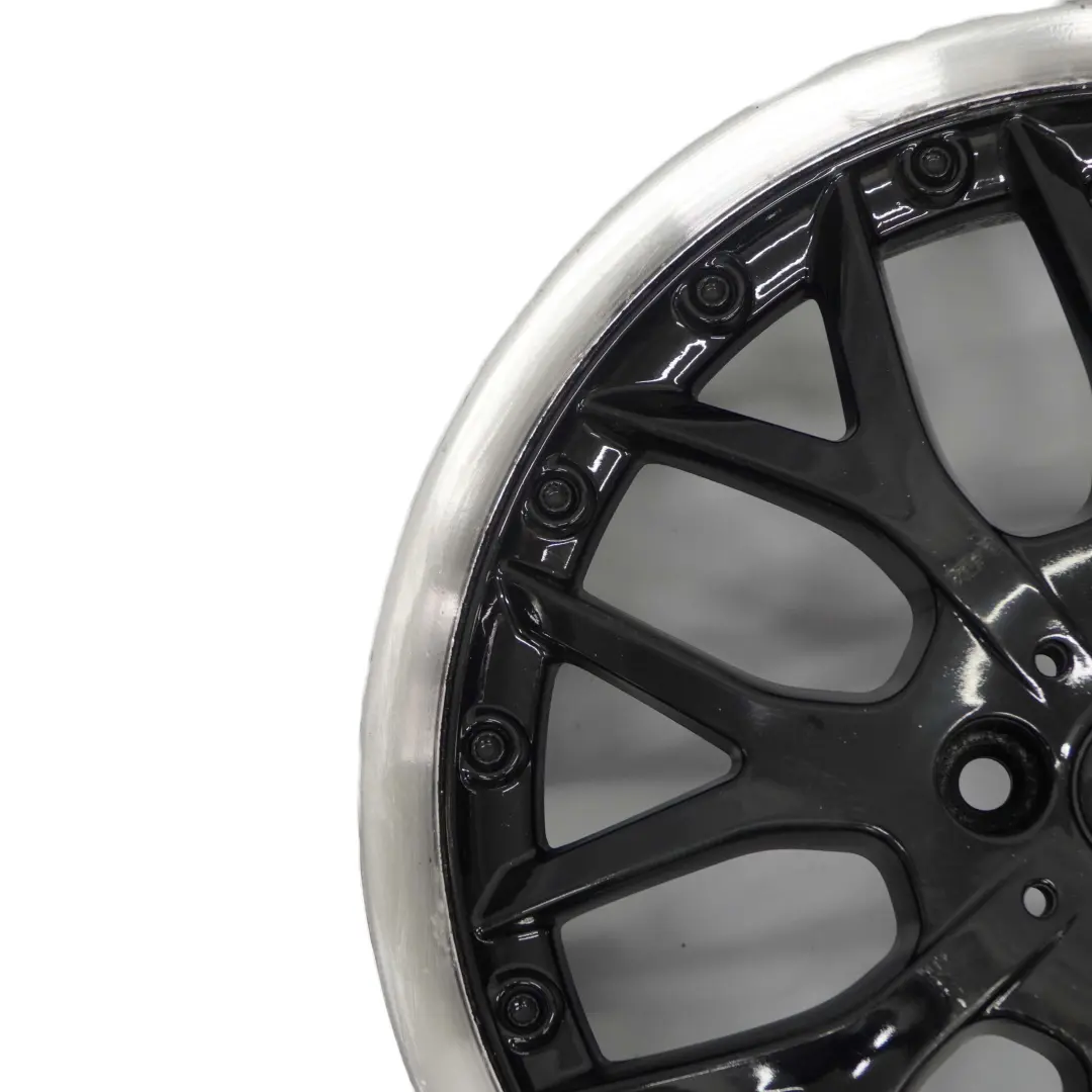 Alloy Rim 17" 7J ET:48 Cross Spoke to Mini Cooper One R50 R53 Black Wheel with Part number 6768580 Mini Cooper One R50 R53 Black Wheel Alloy Rim 17" 7J ET:48 Cross Spoke - SKU 6768580-1 - Part number 6768580
