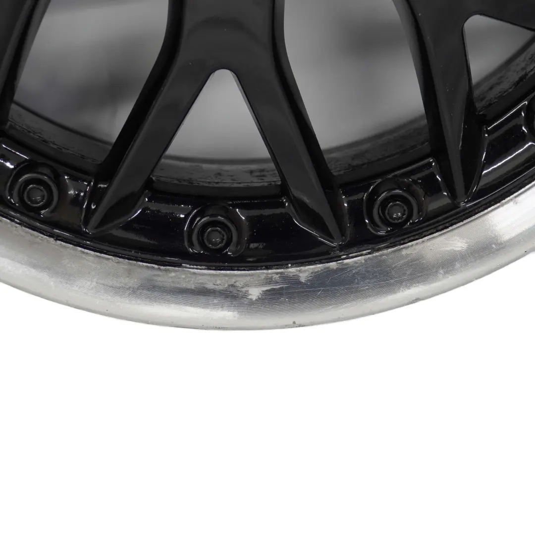 Schwarz Alu Felge 17" 7J ET:48 Cross Spoke für Mini Cooper One R50 R53 mit Teilenummer 6768580 Mini Cooper One R50 R53 Schwarz Alu Felge 17" 7J ET:48 Cross Spoke - SKU 6768580-1 - Teilenummer 6768580