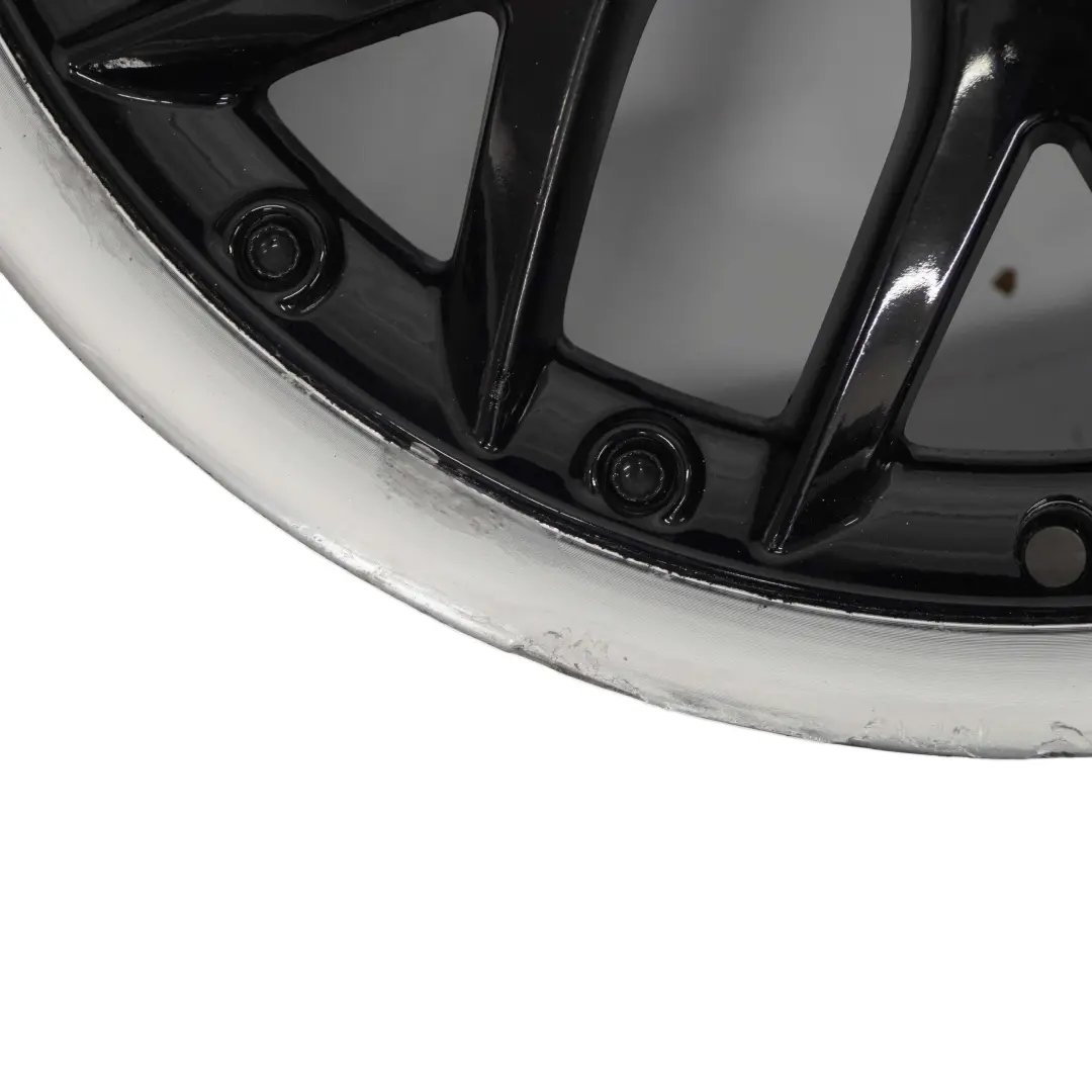 Schwarz Alu Felge 17" 7J ET:48 Cross Spoke für Mini Cooper One R50 R53 mit Teilenummer 6768580 Mini Cooper One R50 R53 Schwarz Alu Felge 17" 7J ET:48 Cross Spoke - SKU 6768580-1 - Teilenummer 6768580