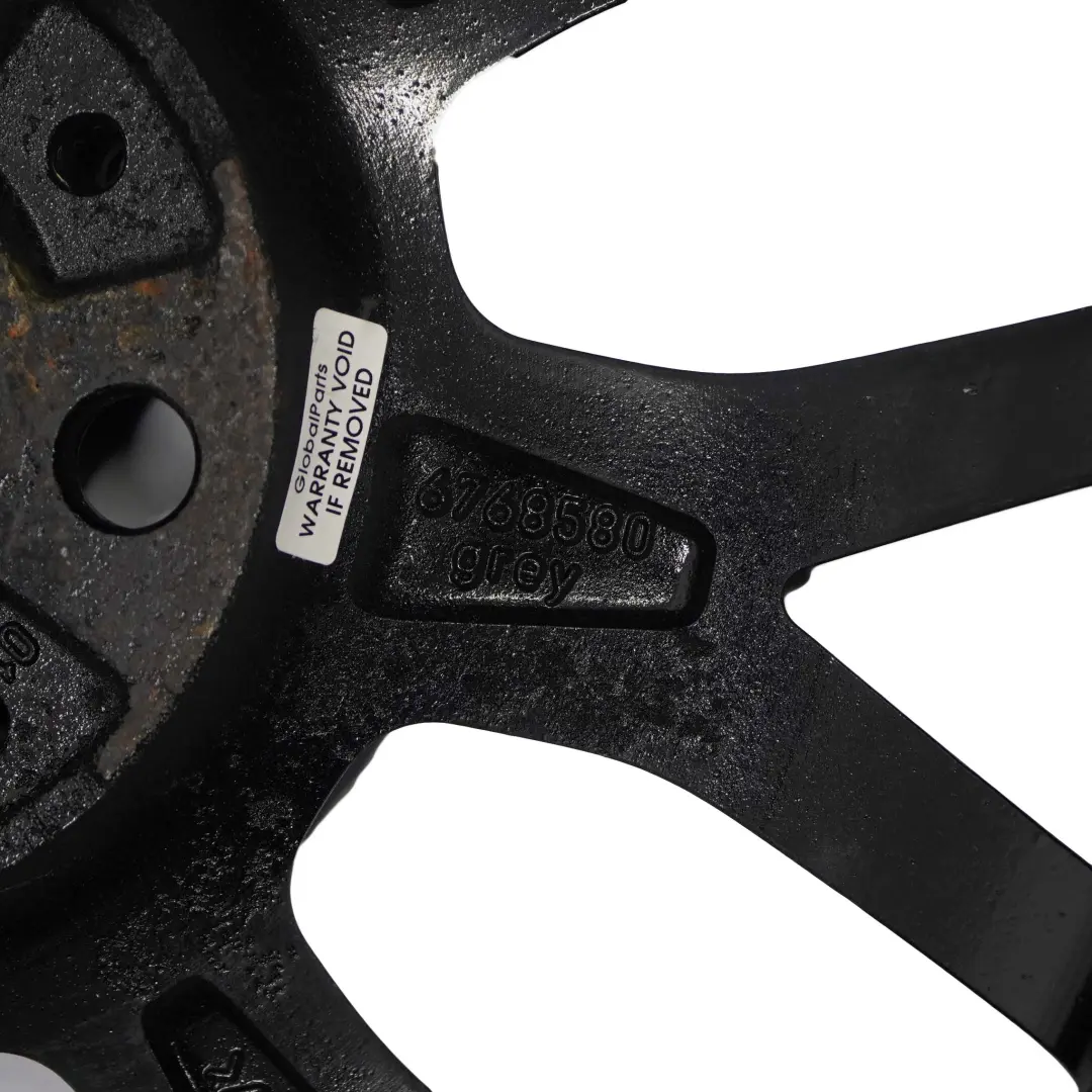 Mini Cooper One R50 R53 Black Wheel Alloy Rim 17" 7J ET:48 Cross Spoke - SKU 6768580-1 - Part number 6768580