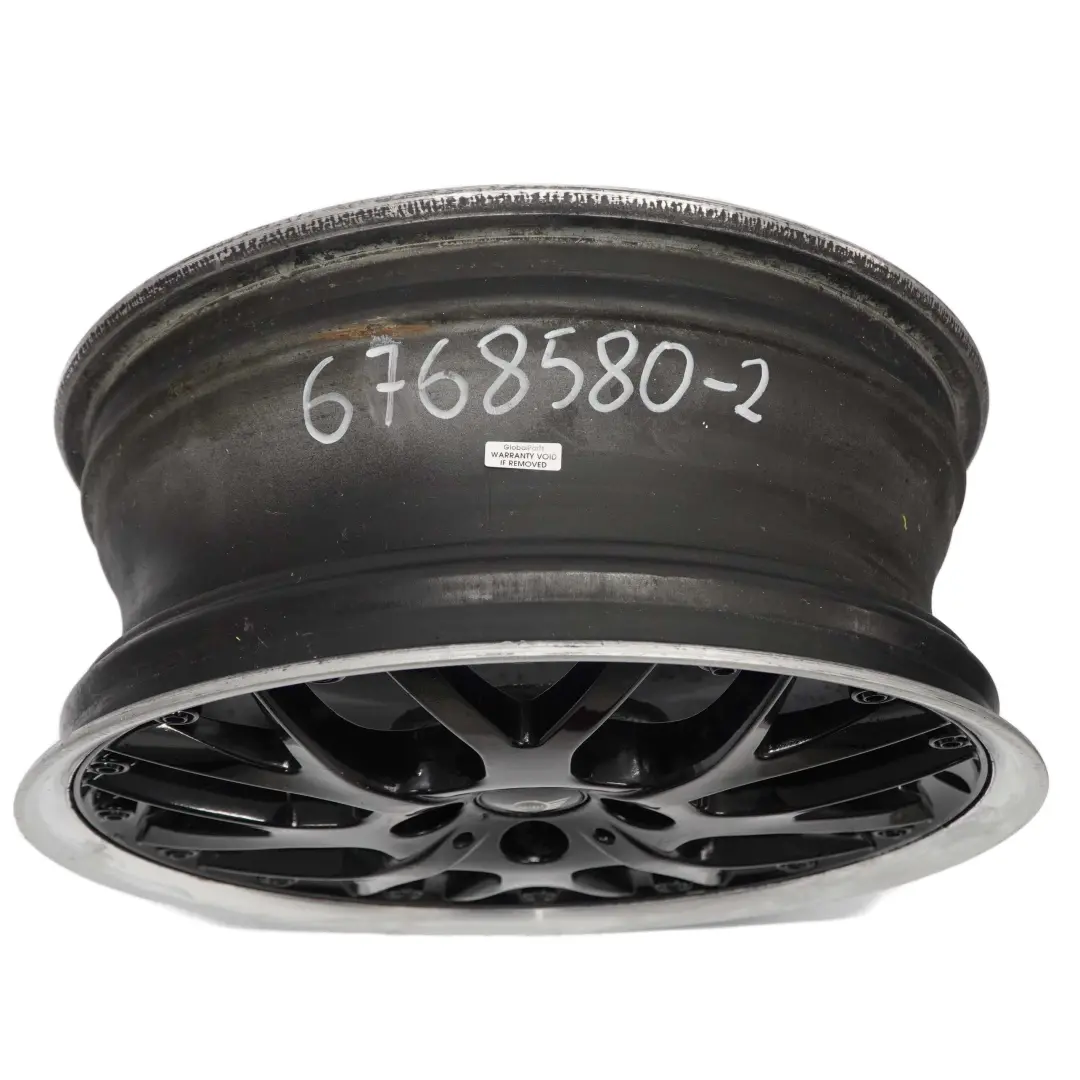 Nero Cerchio AlluMini o 17" 7J ET: 48 Cross Spoke per Mini Cooper One R50 R53 con numero di parte 6768580 Mini Cooper One R50 R53 Nero Cerchio AlluMini o 17" 7J ET: 48 Cross Spoke - SKU 6768580-2 - Numero di parte 6768580