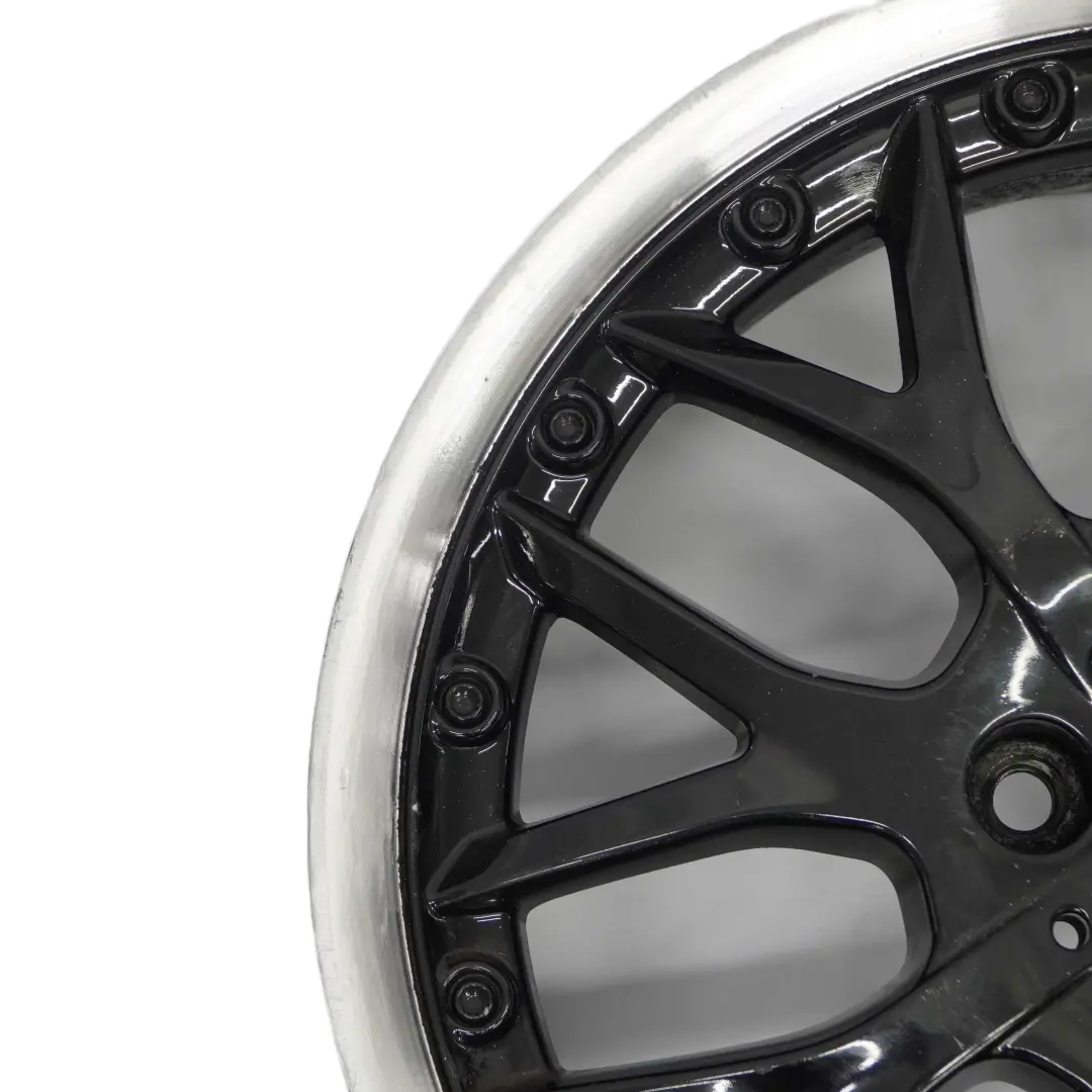 Alloy Rim 17" 7J ET:48 Cross Spoke to Mini Cooper One R50 R53 Black Wheel with Part number 6768580 Mini Cooper One R50 R53 Black Wheel Alloy Rim 17" 7J ET:48 Cross Spoke - SKU 6768580-3 - Part number 6768580