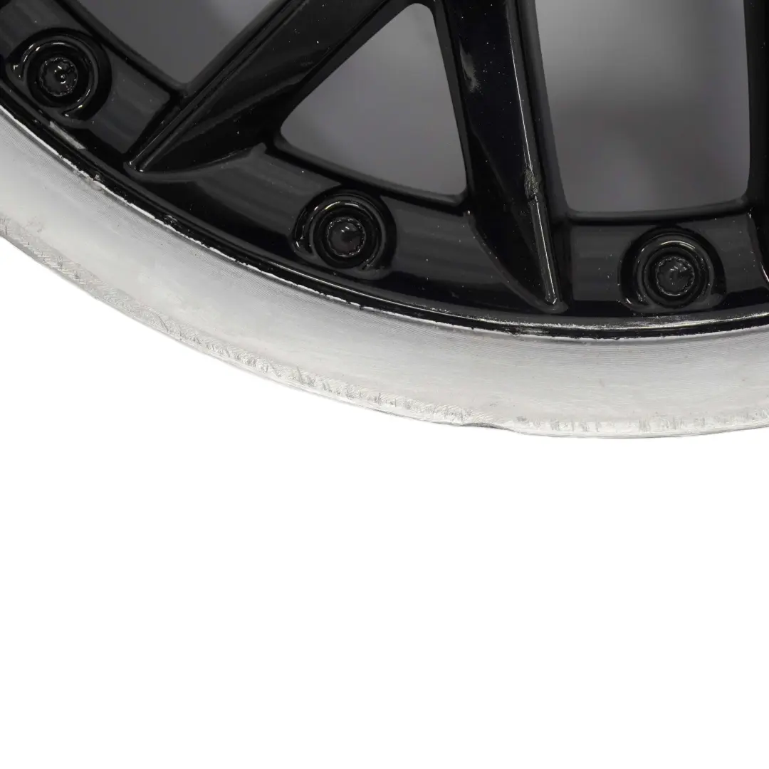 Schwarz Alu Felge 17" 7J ET:48 Cross Spoke für Mini Cooper One R50 R53 mit Teilenummer 6768580 Mini Cooper One R50 R53 Schwarz Alu Felge 17" 7J ET:48 Cross Spoke - SKU 6768580-2 - Teilenummer 6768580