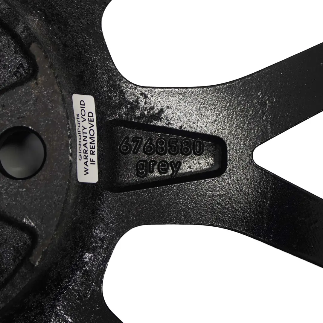 Llanta De aleacion negra 17" 7J ET:48 Cross Spoke para Mini One R50 R53 con número de pieza 6768580 Mini One R50 R53 Llanta De aleacion negra 17" 7J ET:48 Cross Spoke - SKU 6768580-2 - Número de pieza 6768580