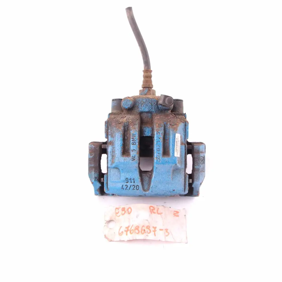 Brake Caliper Rear Wheel Left N/S Caliper Housing Carrier 42/20 to BMW E87 E90 with Part number 6768697 BMW E87 E90 Brake Caliper Rear Wheel Left N/S Caliper Housing Carrier 42/20 - SKU 6768697-3 - Part number 6768697