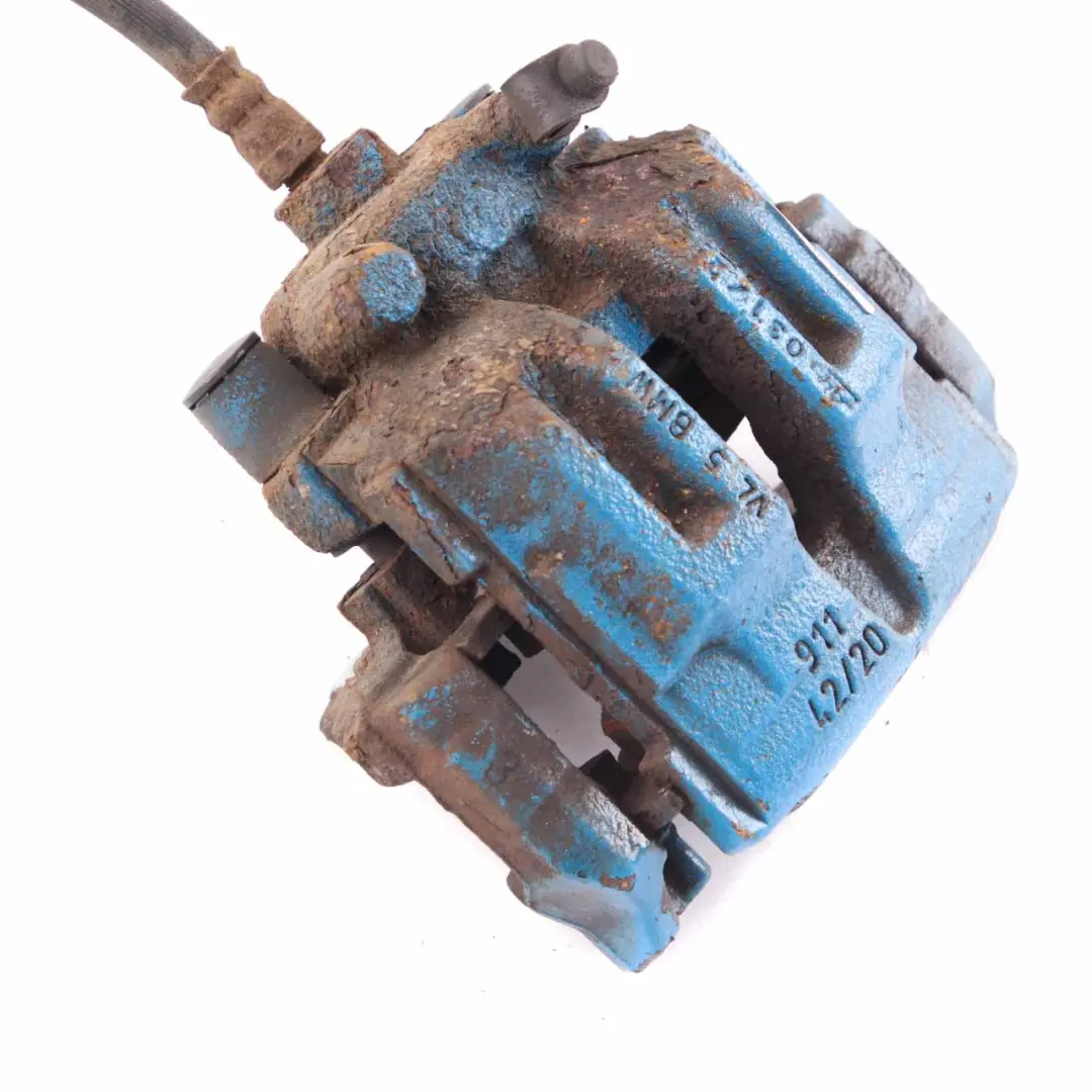 Brake Caliper Rear Wheel Left N/S Caliper Housing Carrier 42/20 to BMW E87 E90 with Part number 6768697 BMW E87 E90 Brake Caliper Rear Wheel Left N/S Caliper Housing Carrier 42/20 - SKU 6768697-3 - Part number 6768697