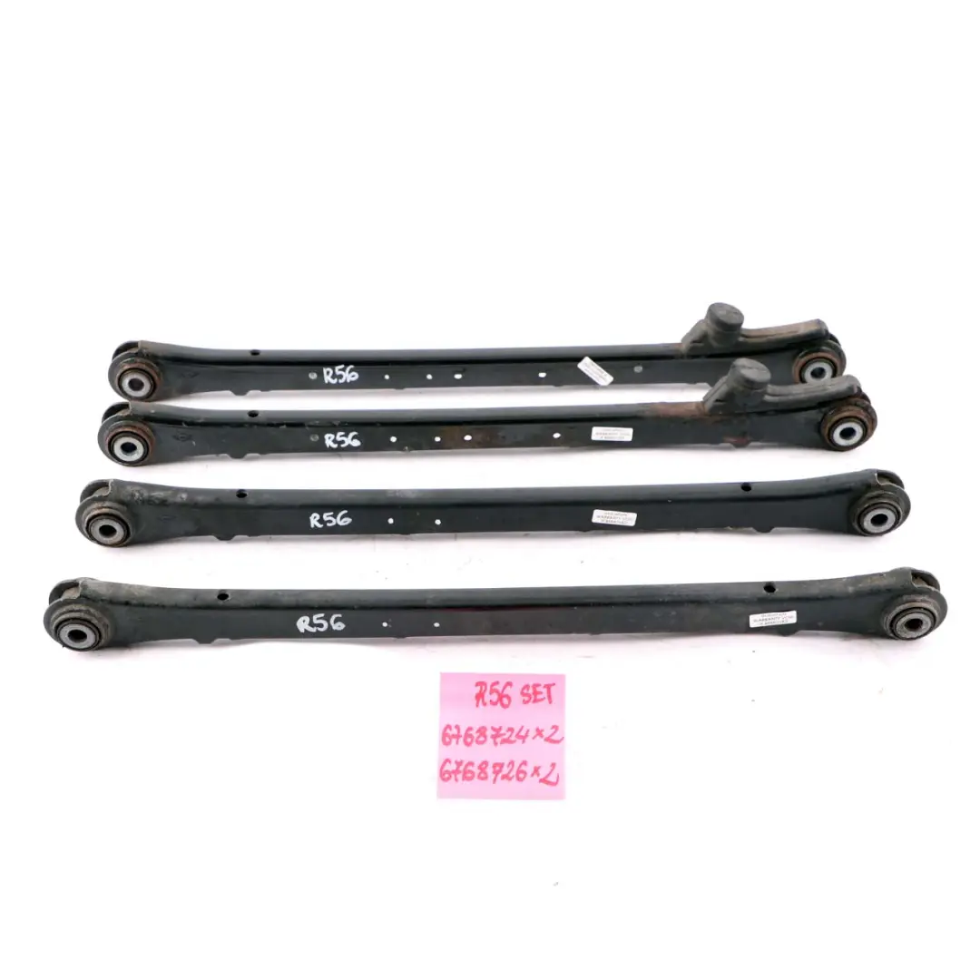 Set braccio oscillante inferiore superiore Assale posteriore per MINI Cooper R50 R56 con numero di parte 6768724/6768726 MINI Cooper R50 R56 Set braccio oscillante inferiore superiore Assale posteriore - SKU 6768724/6768726 - Numero di parte 6768724/6768726