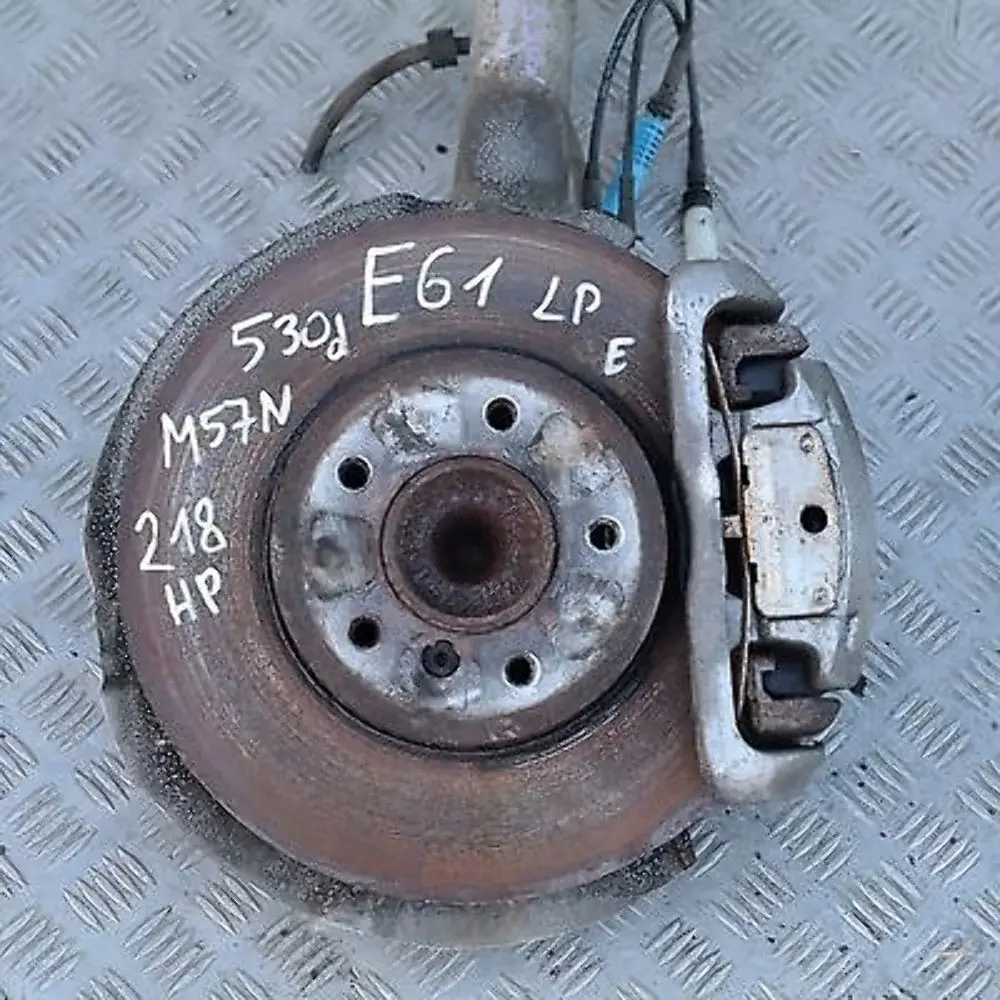 BMW 5 E61 530d M57N Stoßdämpfer Federbein Vorne Links Bremssattelgehäuse - SKU 6768797 - Teilenummer 31316768797