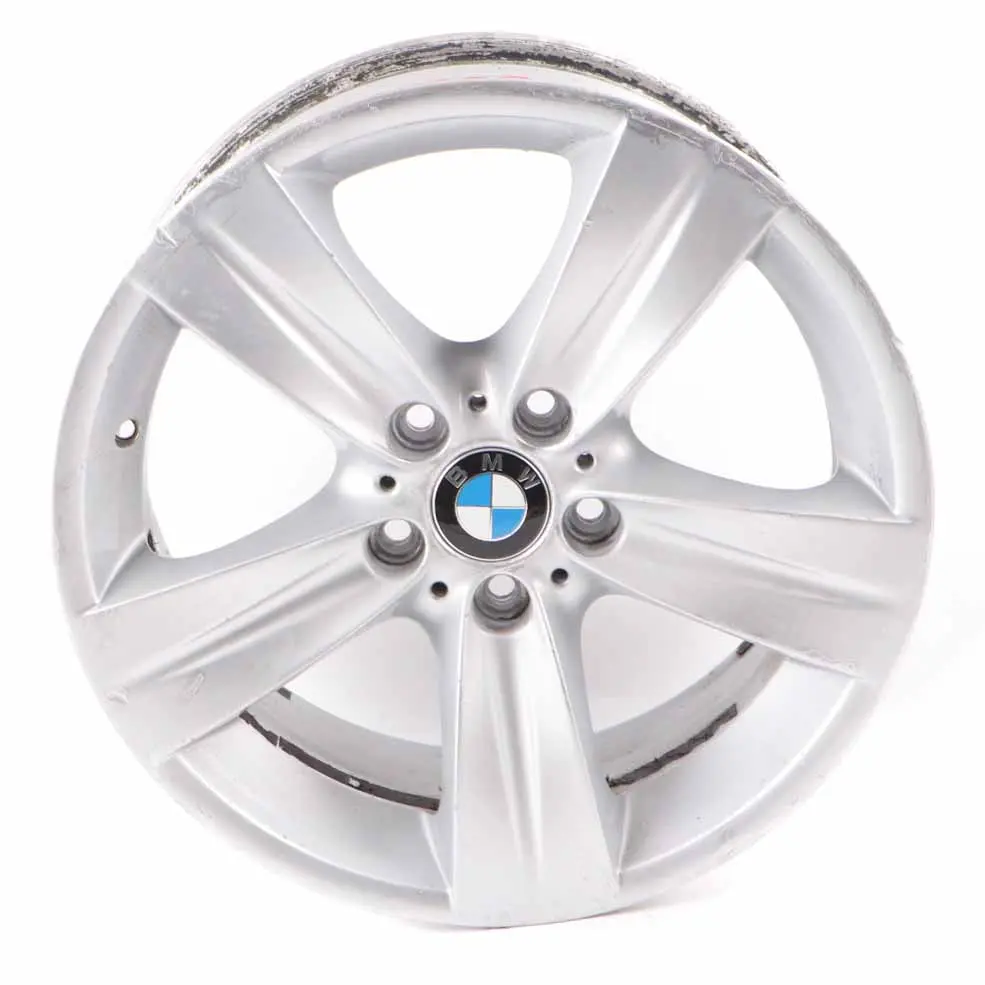 Front Wheel Alloy Rim 18" Star Spoke 189 8J ET:34 to BMW E90 E91 E92 Silver with Part number 6768858 BMW E90 E91 E92 Silver Front Wheel Alloy Rim 18" Star Spoke 189 8J ET:34 - SKU 6768858-5 - Part number 6768858