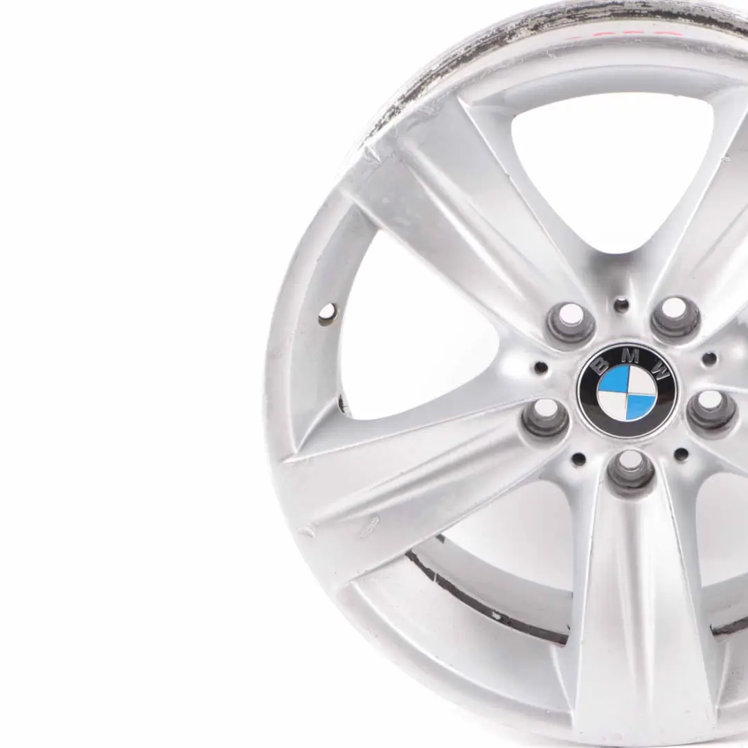 Front Wheel Alloy Rim 18" Star Spoke 189 8J ET:34 to BMW E90 E91 E92 Silver with Part number 6768858 BMW E90 E91 E92 Silver Front Wheel Alloy Rim 18" Star Spoke 189 8J ET:34 - SKU 6768858-5 - Part number 6768858