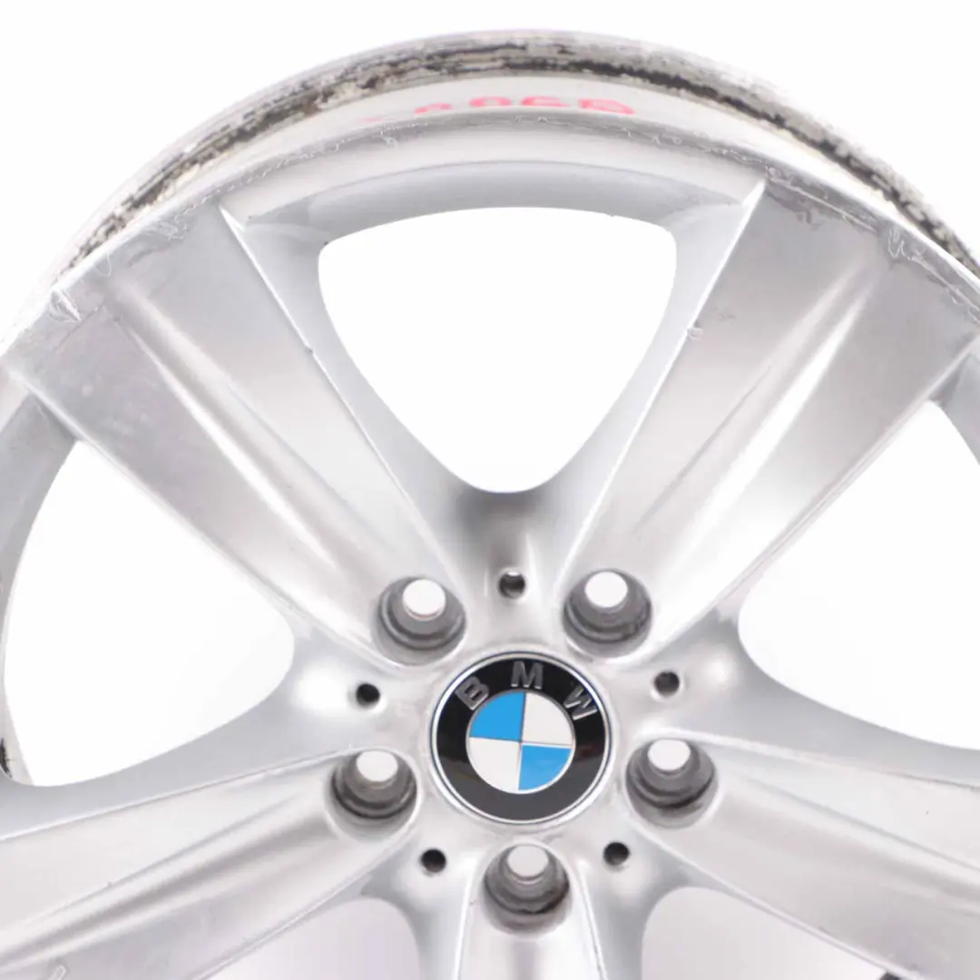 Front Wheel Alloy Rim 18" Star Spoke 189 8J ET:34 to BMW E90 E91 E92 Silver with Part number 6768858 BMW E90 E91 E92 Silver Front Wheel Alloy Rim 18" Star Spoke 189 8J ET:34 - SKU 6768858-5 - Part number 6768858