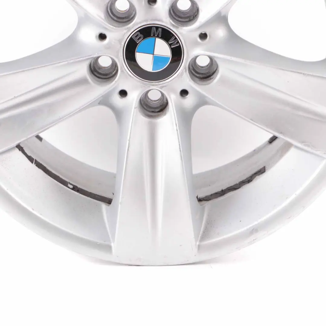 Front Wheel Alloy Rim 18" Star Spoke 189 8J ET:34 to BMW E90 E91 E92 Silver with Part number 6768858 BMW E90 E91 E92 Silver Front Wheel Alloy Rim 18" Star Spoke 189 8J ET:34 - SKU 6768858-5 - Part number 6768858