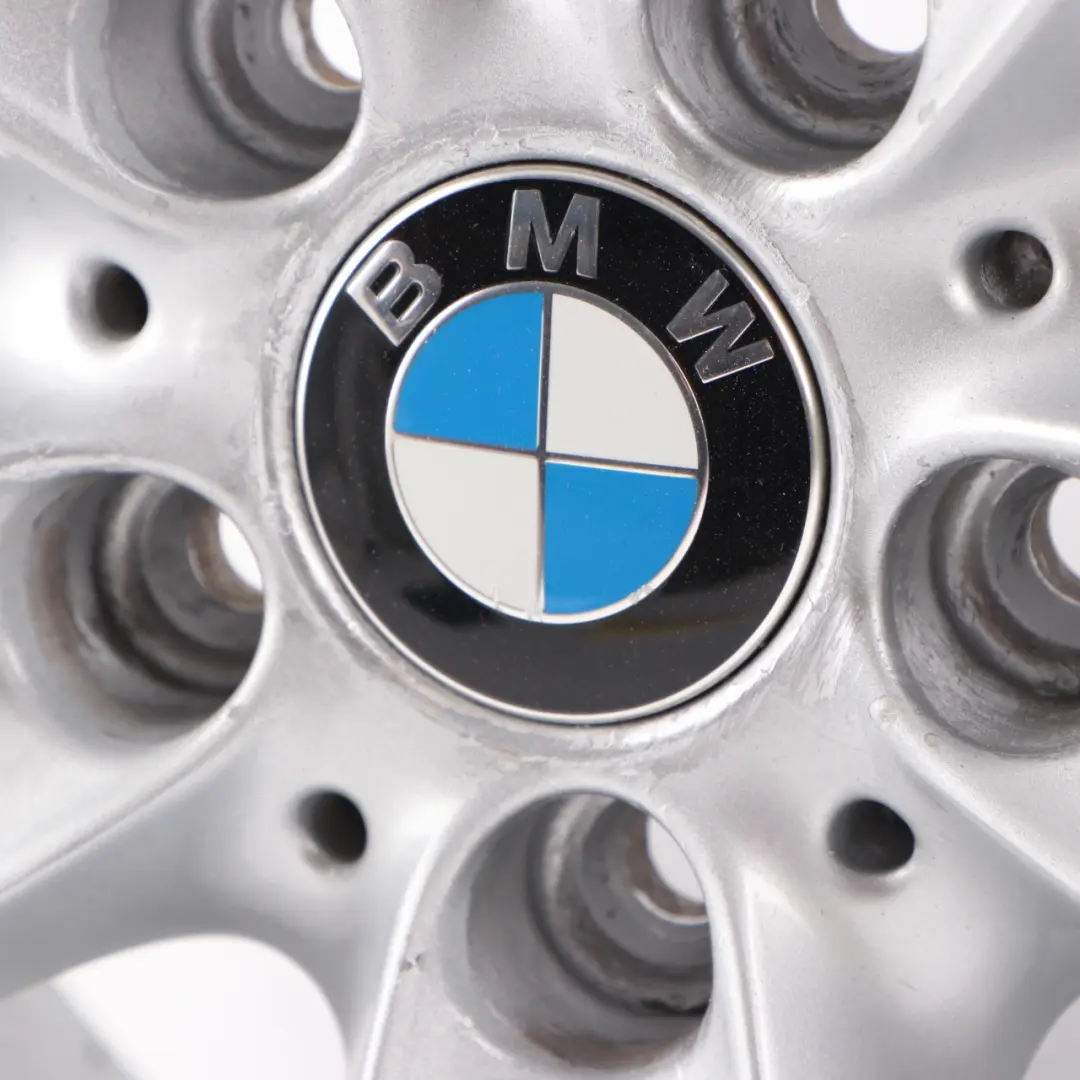 Front Wheel Alloy Rim 18" Star Spoke 189 8J ET:34 to BMW E90 E91 E92 Silver with Part number 6768858 BMW E90 E91 E92 Silver Front Wheel Alloy Rim 18" Star Spoke 189 8J ET:34 - SKU 6768858-5 - Part number 6768858