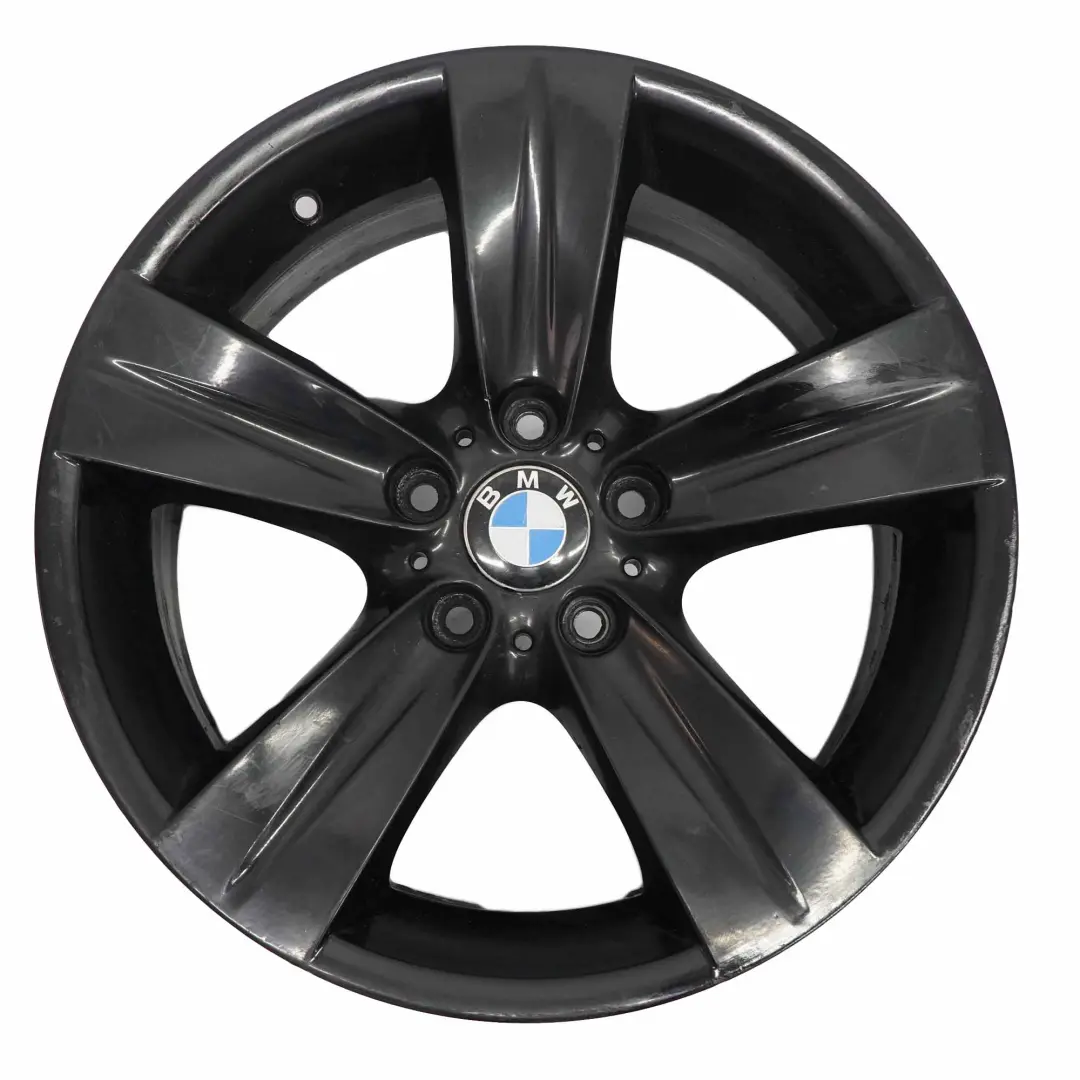 BMW E90 E91 E92 Schwarz Hinten Felge Alufelge 18" Sternspeiche 189 8,5J ET:37 - SKU 6768859-4 - Teilenummer 6768859