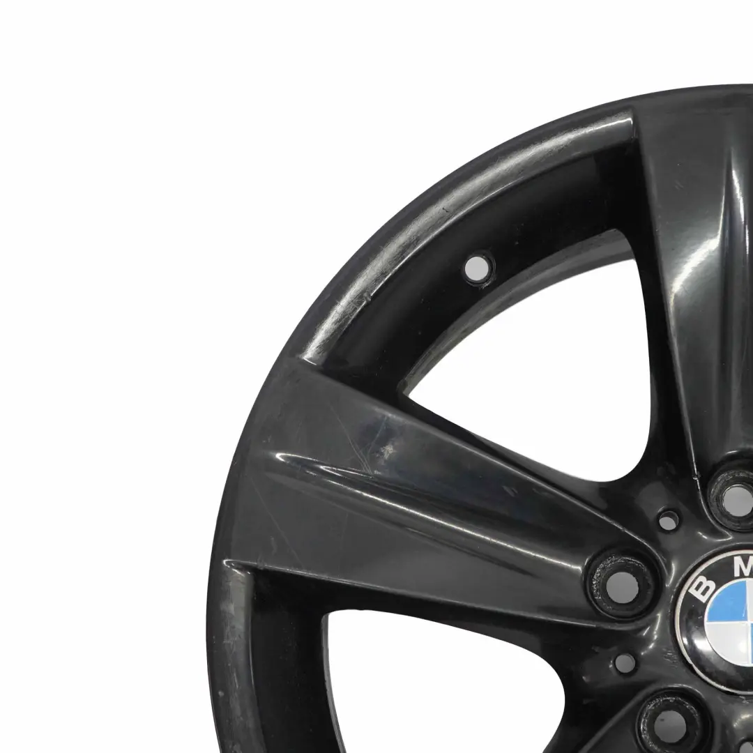 BMW E90 E91 E92 Black Rear Wheel Alloy Rim 18" Star Spoke 189 8,5J ET:37 - SKU 6768859-4 - Part number 6768859