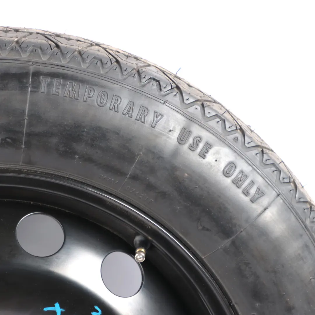 Spare Wheel Compact Steel Black Tyre 155/90 18" 5J ET:14 to BMW X5 E70 with Part number 6768861 BMW X5 E70 Spare Wheel Compact Steel Black Tyre 155/90 18" 5J ET:14 - SKU 6768861-1 - Part number 6768861